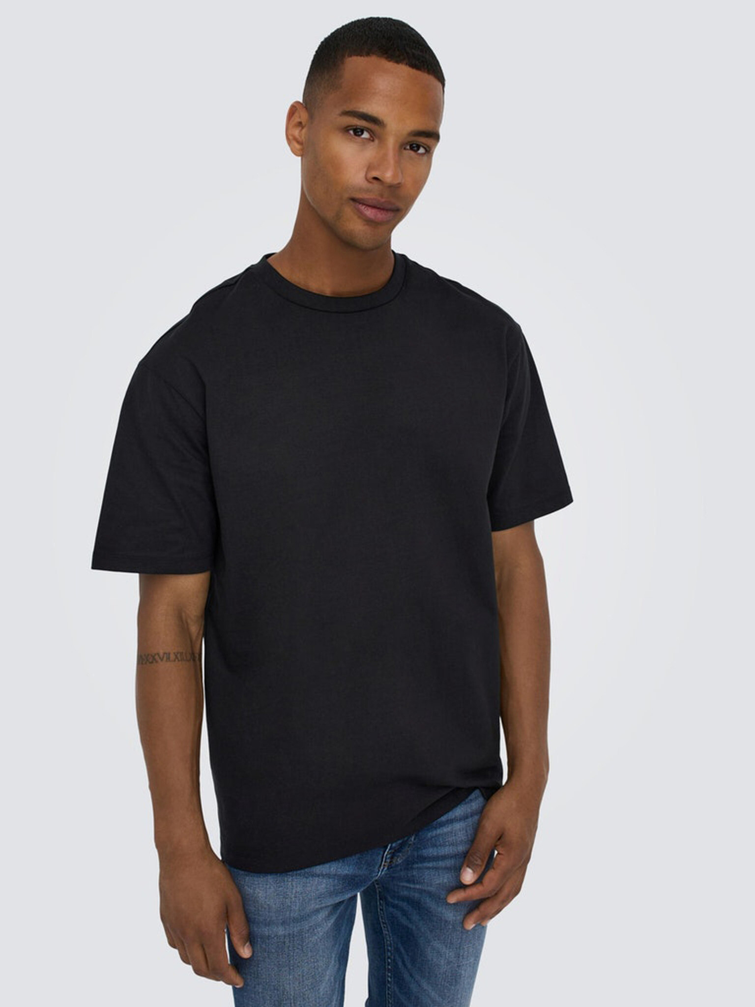 ONLY & SONS Fred T-shirt Cheren - Pepit.bg