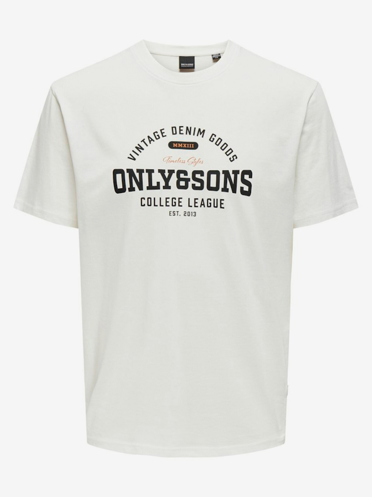 ONLY & SONS Lenny Life T-shirt Byal - Pepit.bg