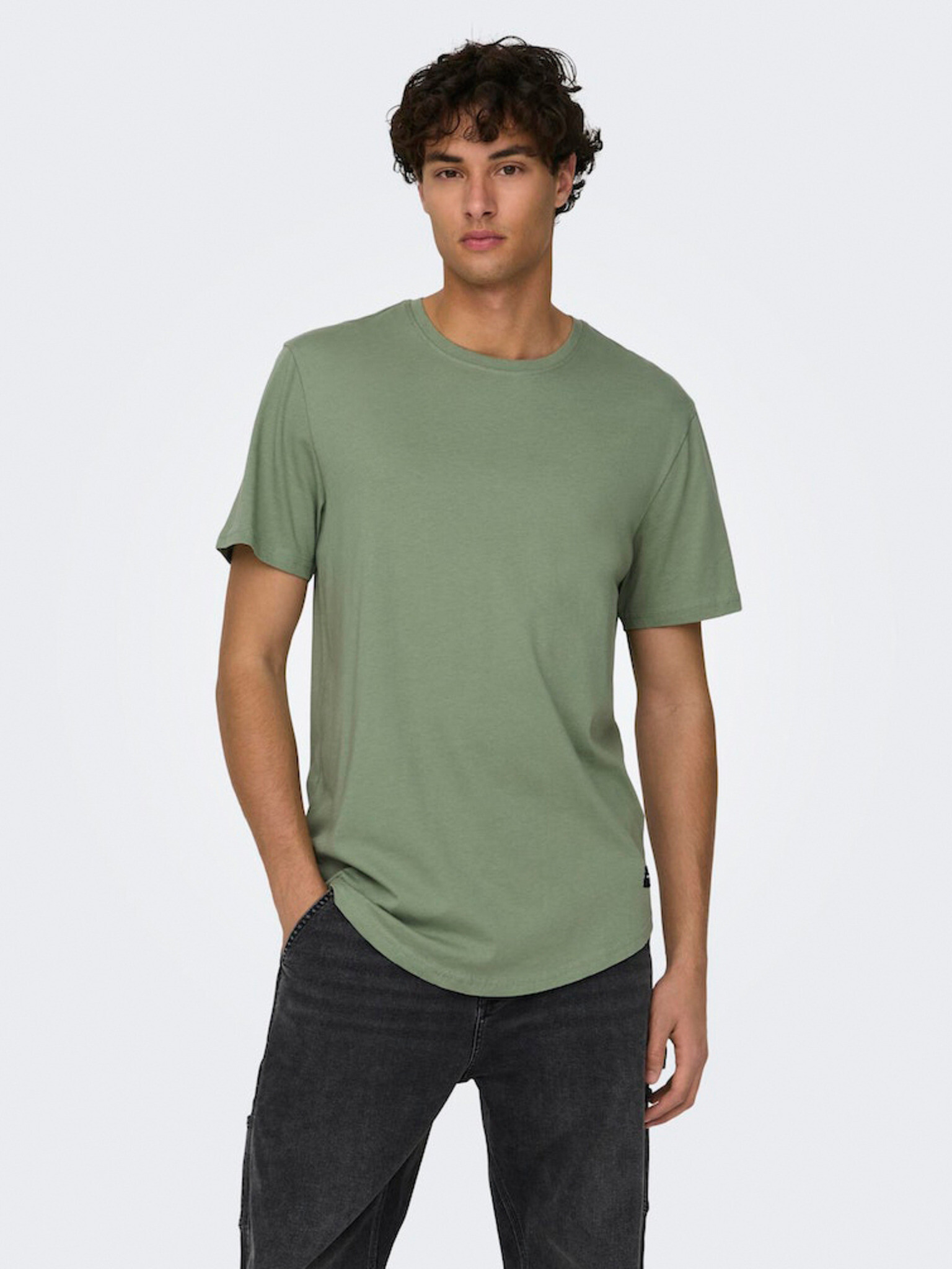 ONLY & SONS Matt Longy T-shirt Zelen - Pepit.bg