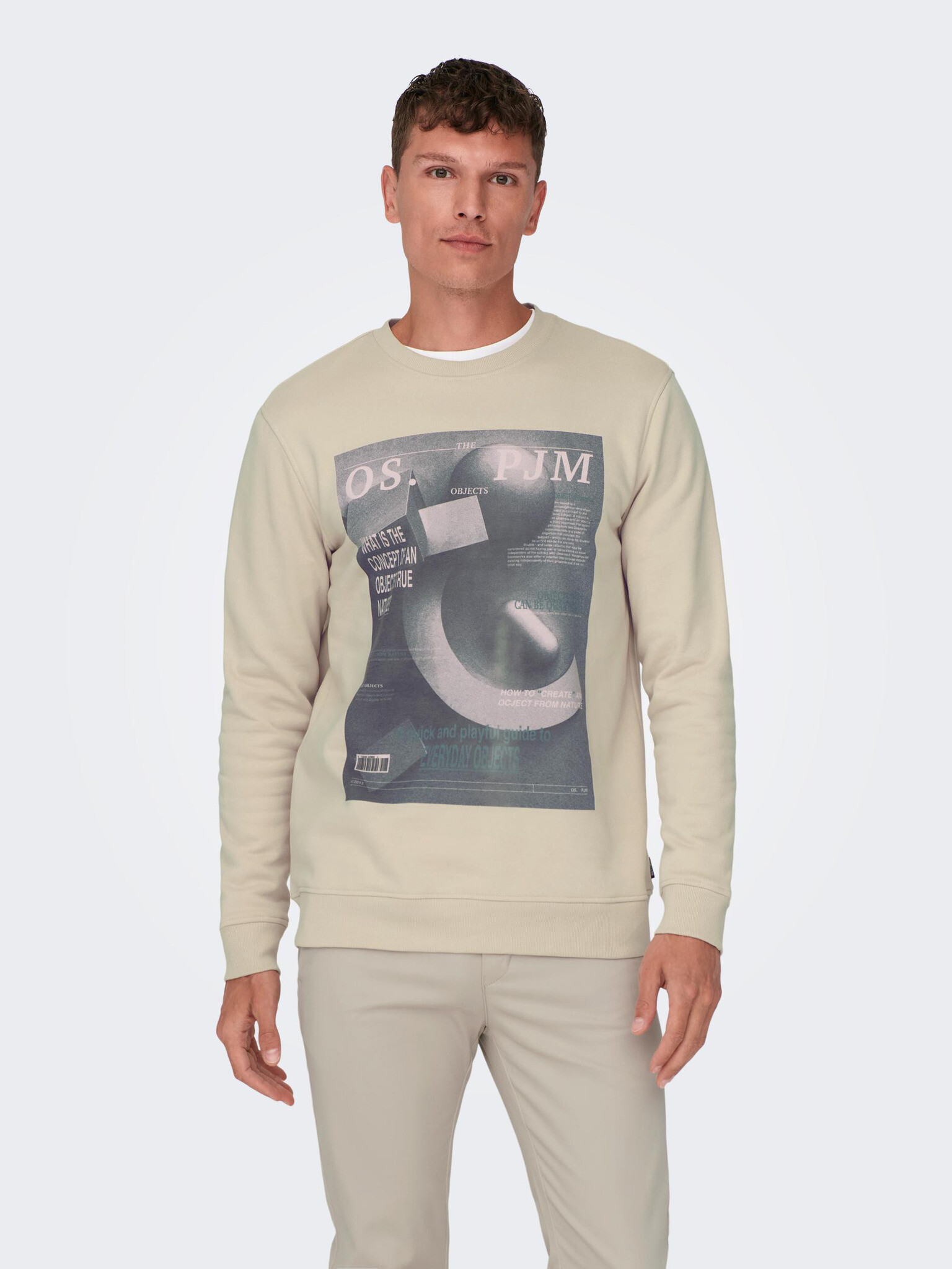 ONLY & SONS Todd Sweatshirt Bezhov - Pepit.bg