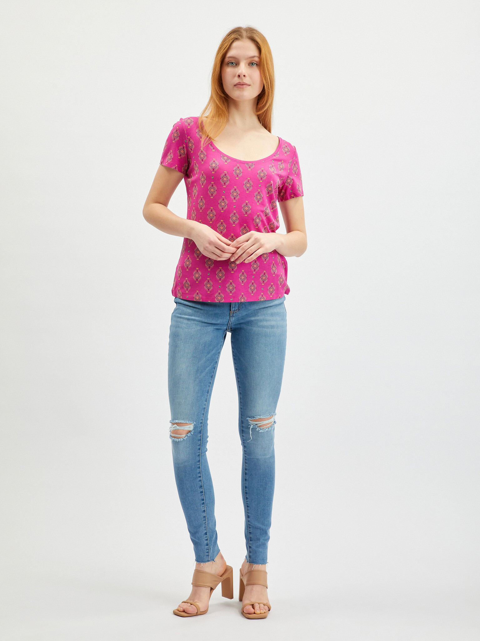 Orsay T-shirt Rozov - Pepit.bg