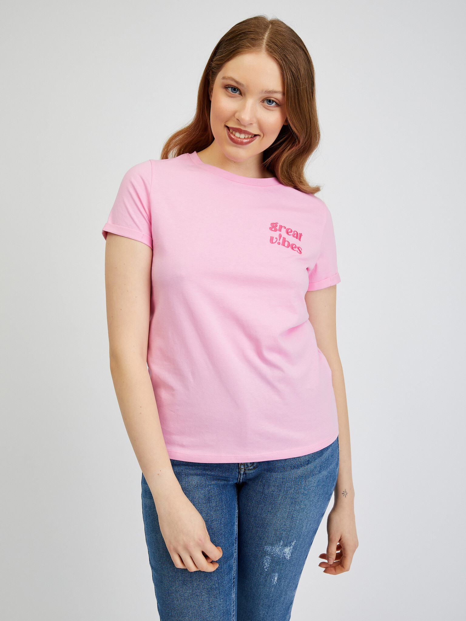 Orsay T-shirt Rozov - Pepit.bg