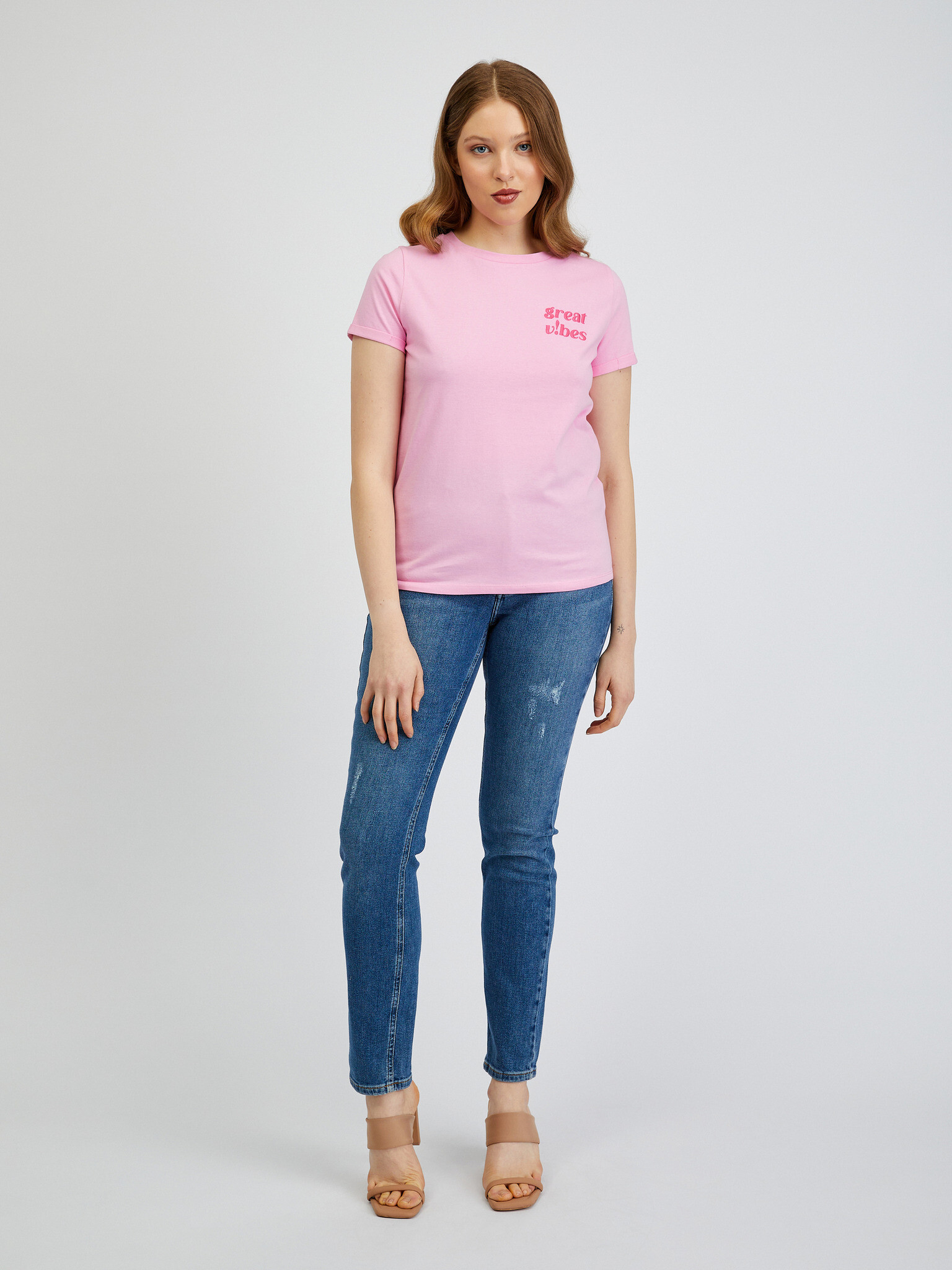 Orsay T-shirt Rozov - Pepit.bg