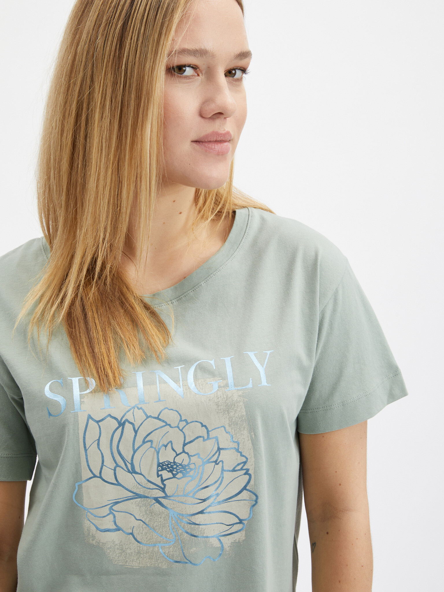 Orsay T-shirt Zelen - Pepit.bg