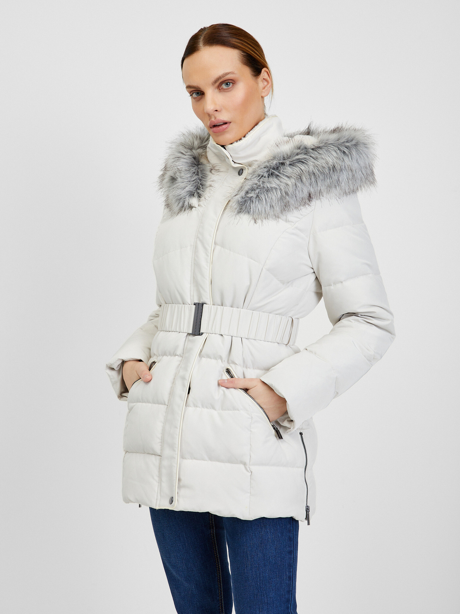 Orsay Winter jacket Byal - Pepit.bg