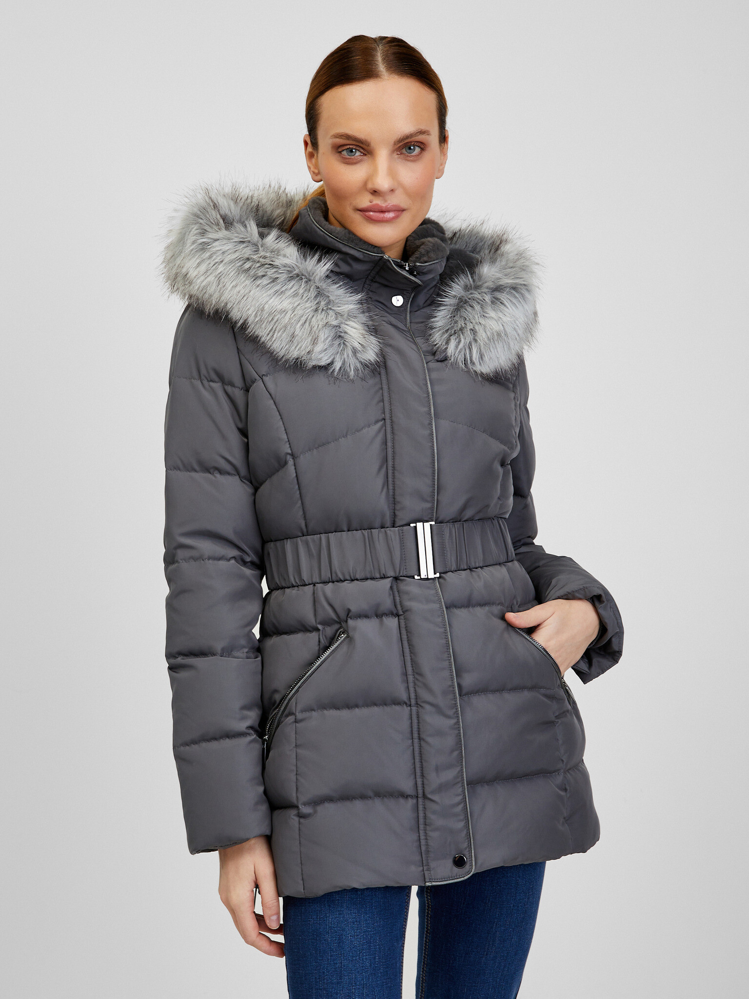 Orsay Winter jacket Siv - Pepit.bg