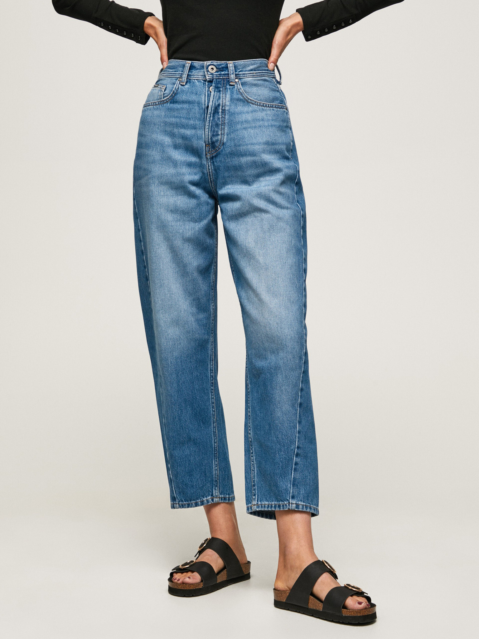 Pepe Jeans Addison Jeans Sin - Pepit.bg