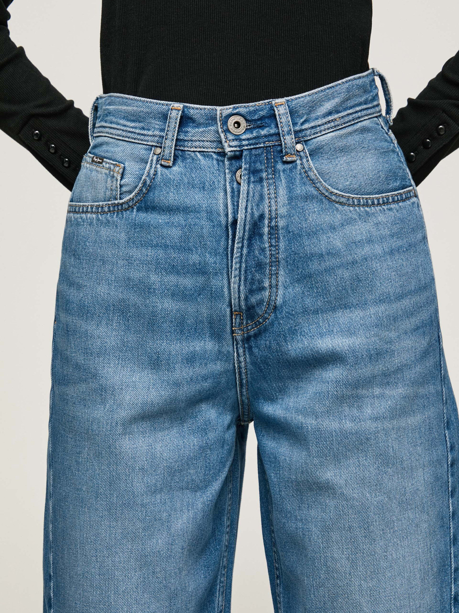 Pepe Jeans Addison Jeans Sin - Pepit.bg