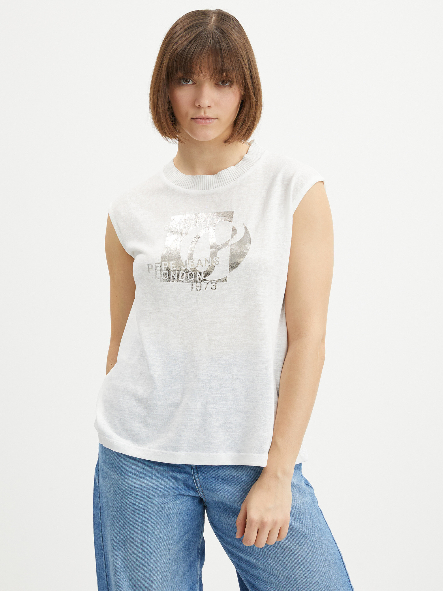 Pepe Jeans Avis T-shirt Byal - Pepit.bg