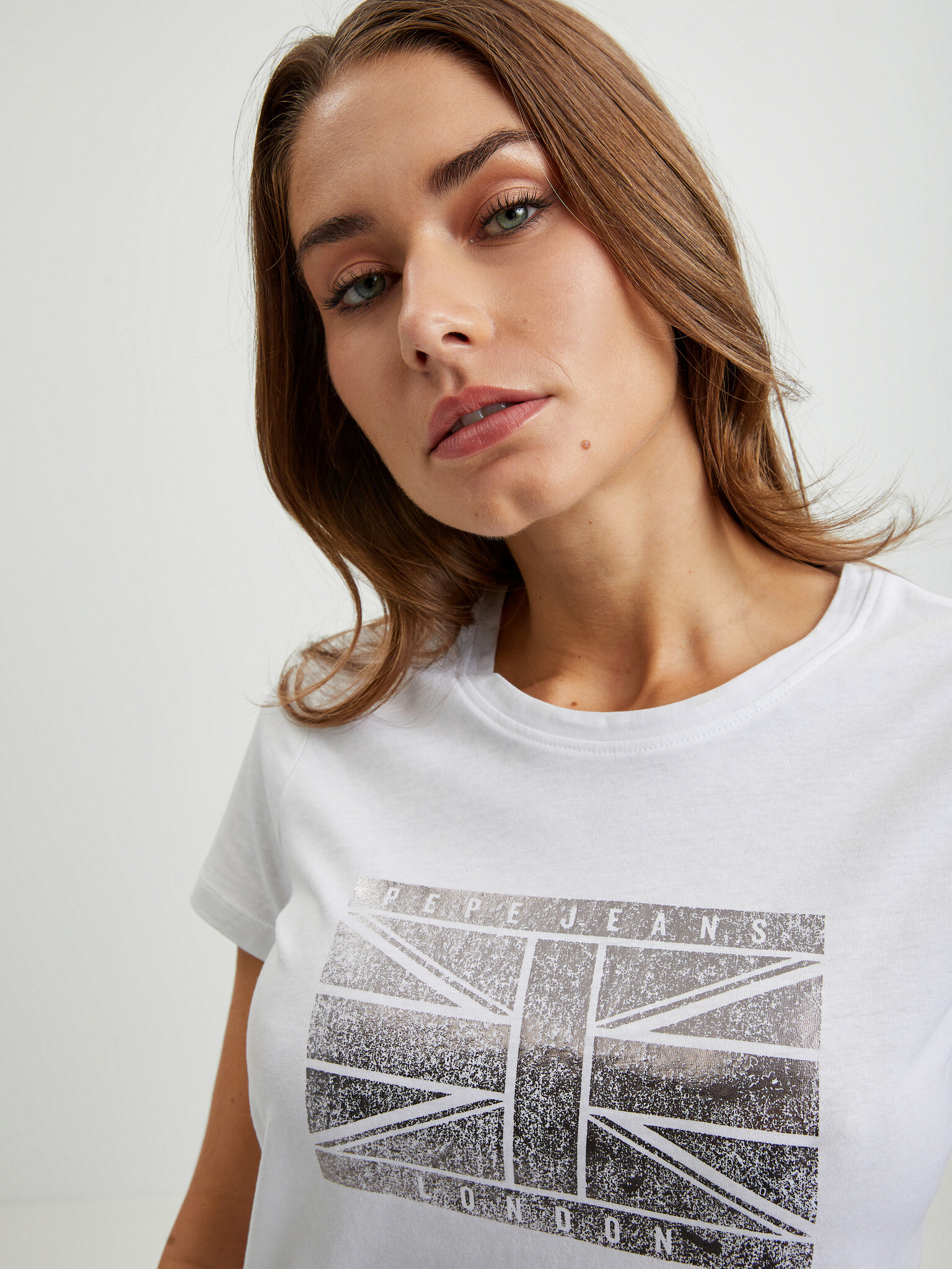 Pepe Jeans Beatriz T-shirt Byal - Pepit.bg