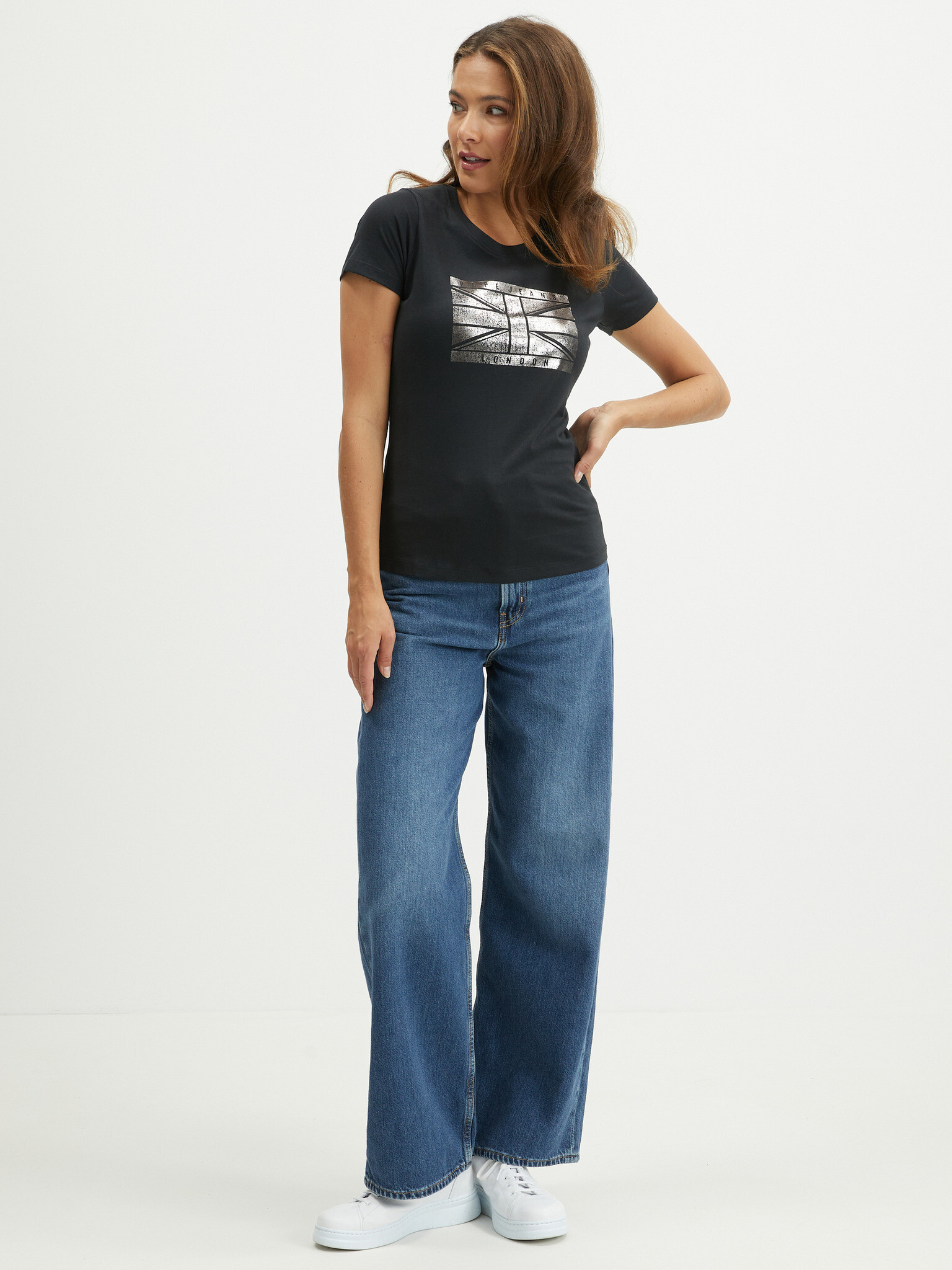 Pepe Jeans Beatriz T-shirt Cheren - Pepit.bg