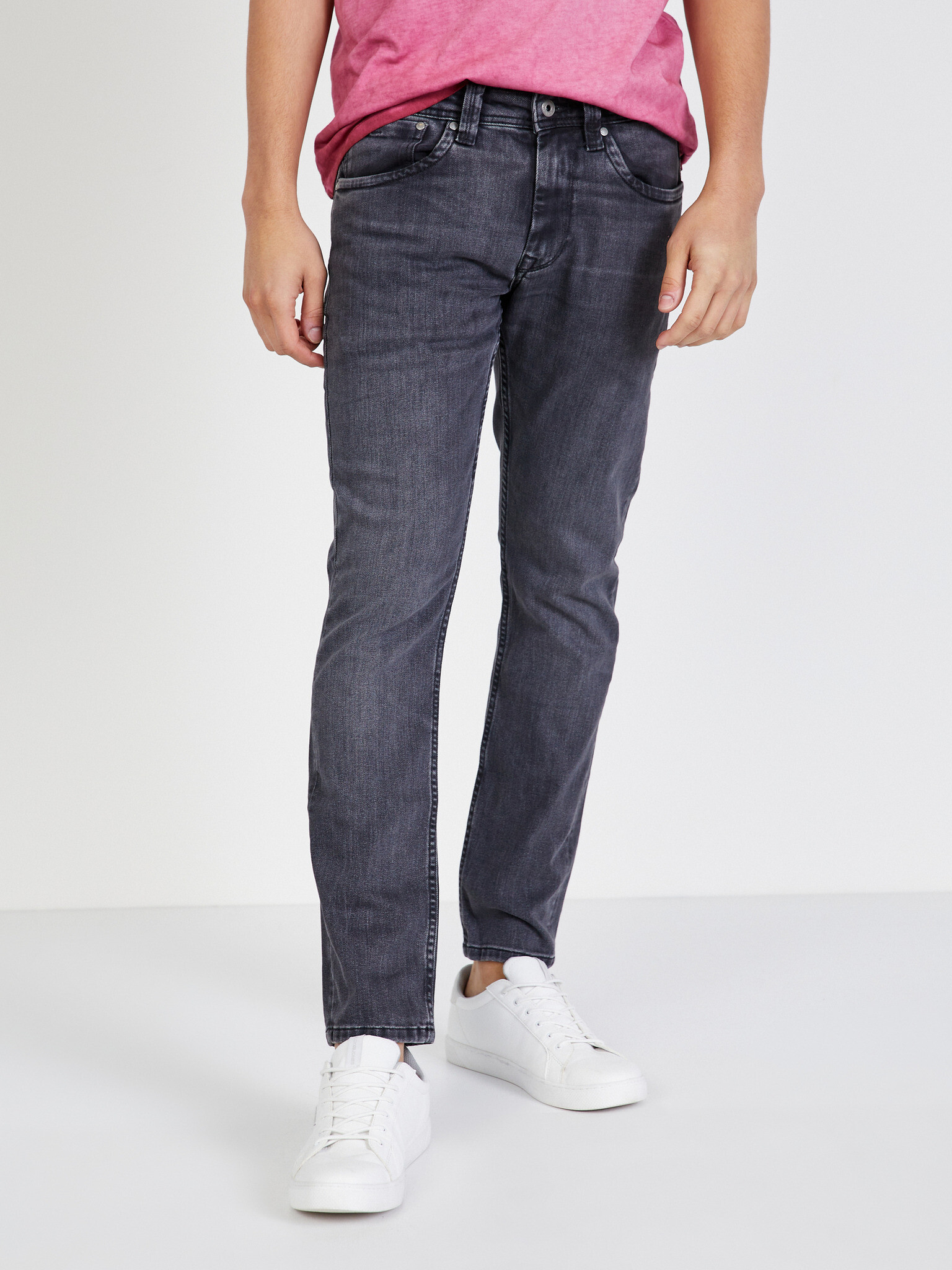 Pepe Jeans Cash Jeans Siv - Pepit.bg