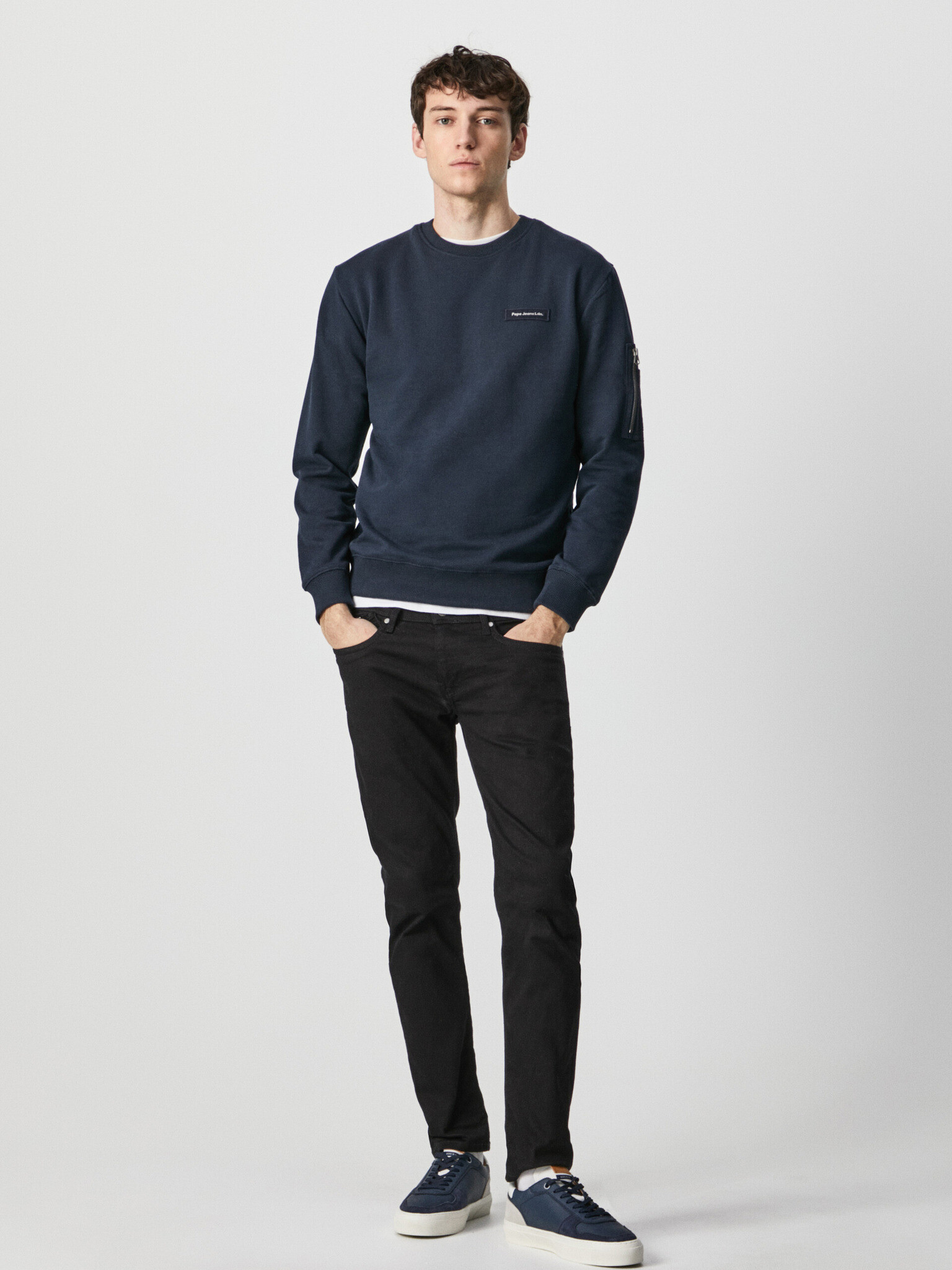 Pepe Jeans Devon Sweatshirt Sin - Pepit.bg