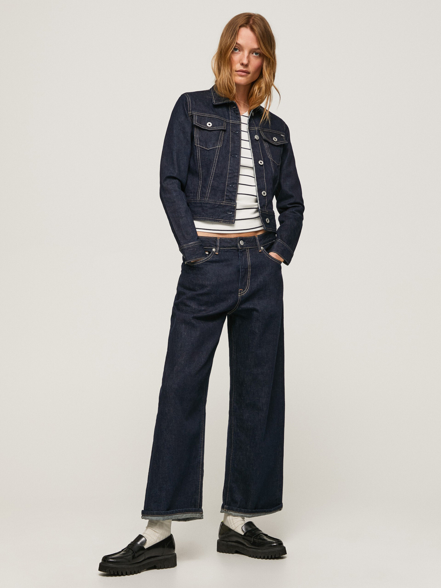 Pepe Jeans Edie Jeans Sin - Pepit.bg