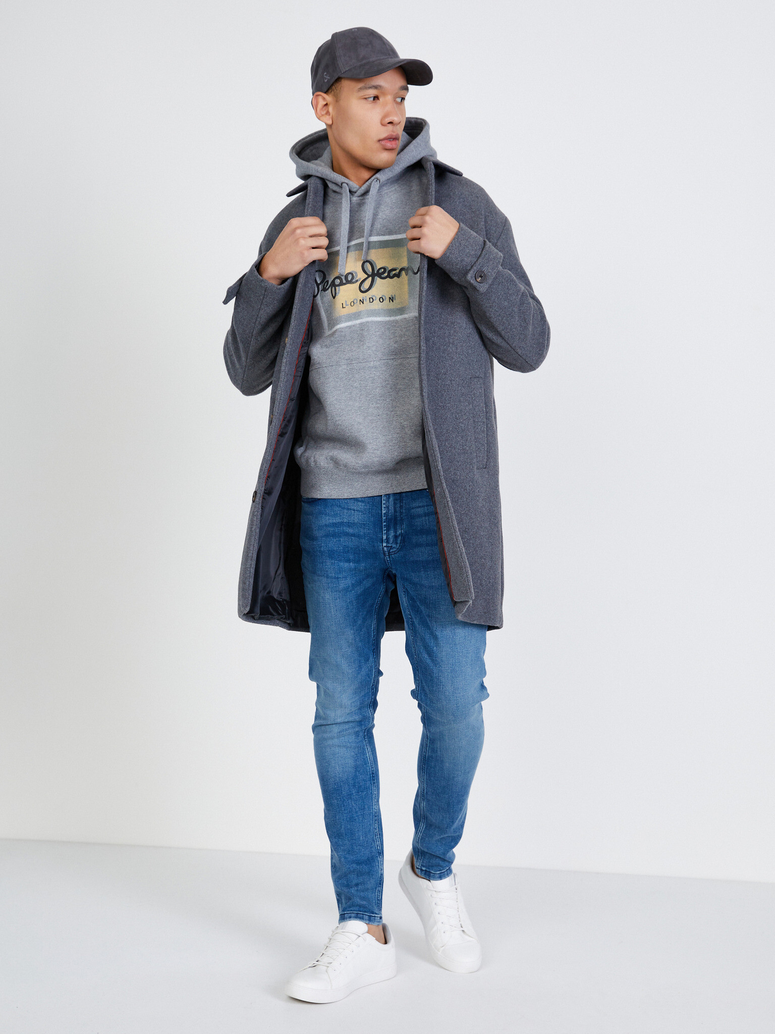 Pepe Jeans Iñaki Sweatshirt Siv - Pepit.bg