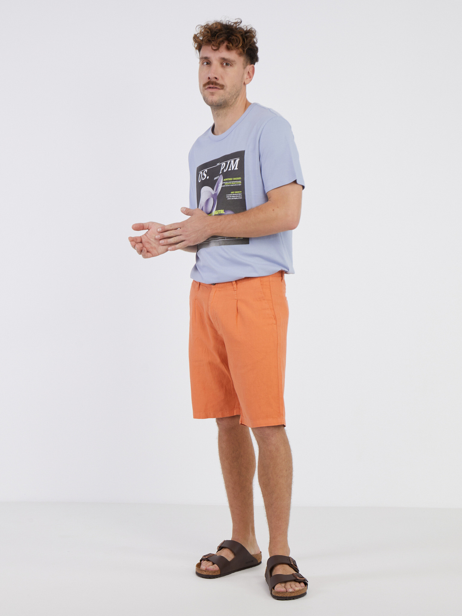 Pepe Jeans Къси панталони Oranzhev - Pepit.bg