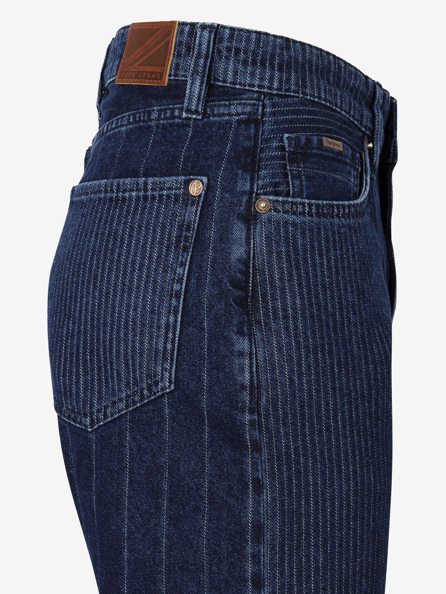 Pepe Jeans Robyn Stripe Jeans Sin - Pepit.bg