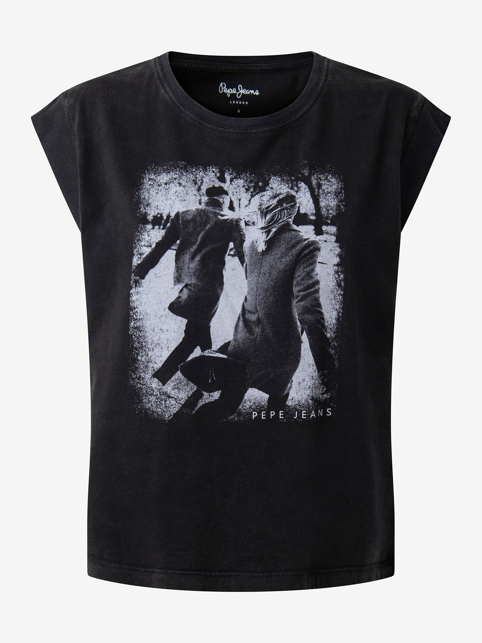 Pepe Jeans Rut T-shirt Cheren - Pepit.bg