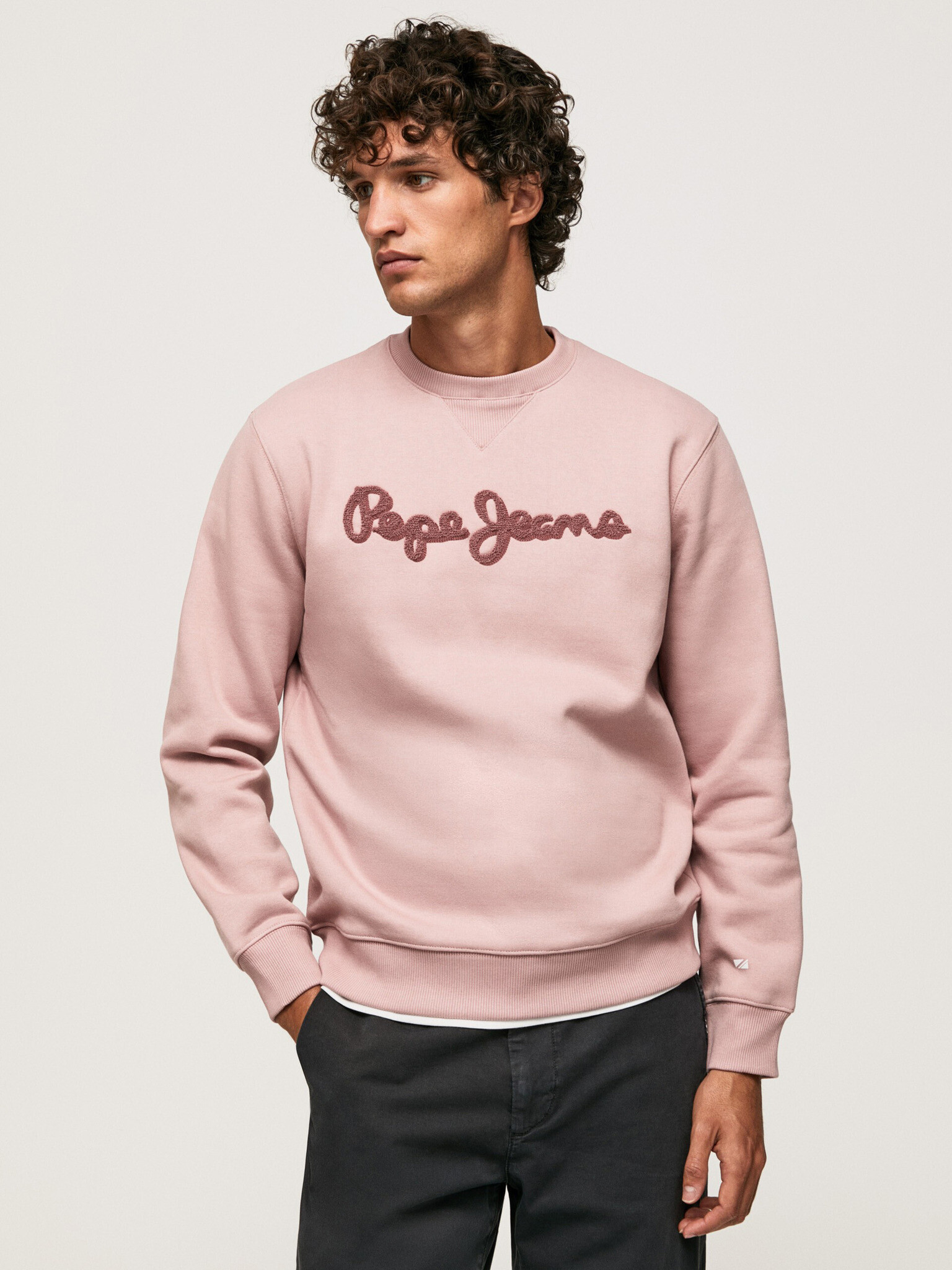 Pepe Jeans Ryan Crew Sweatshirt Rozov - Pepit.bg