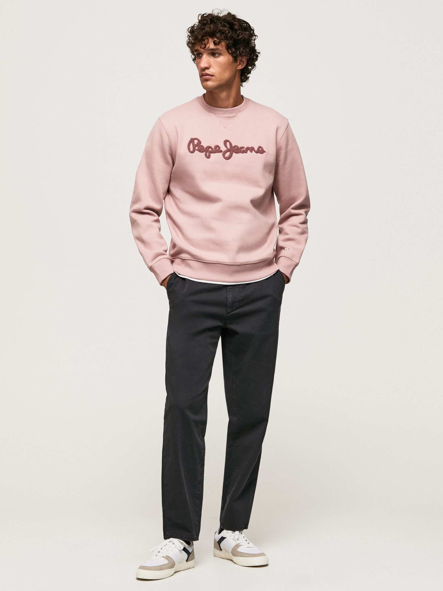 Pepe Jeans Ryan Crew Sweatshirt Rozov - Pepit.bg