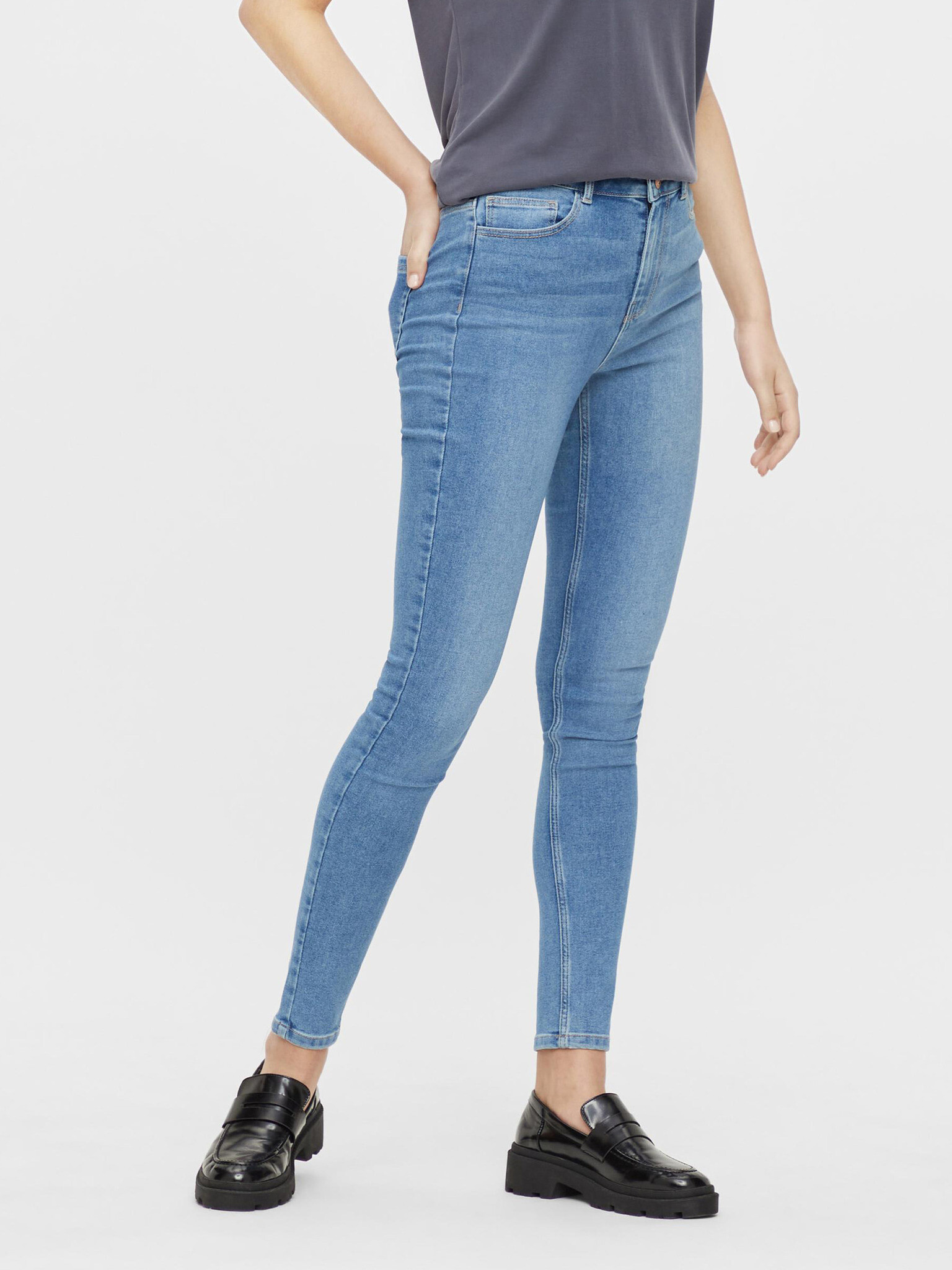 Pieces Highfive Jeans Sin - Pepit.bg