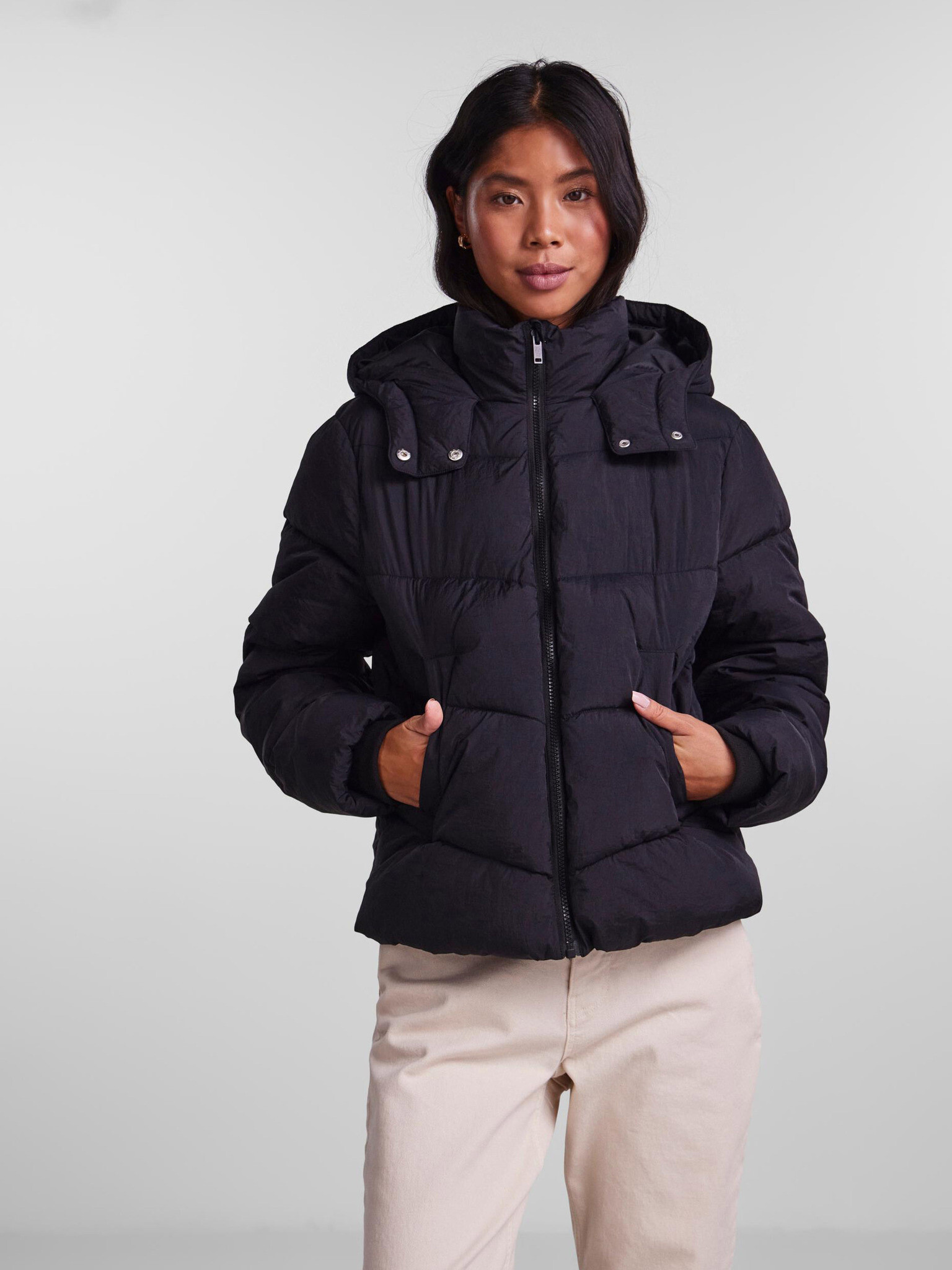 Pieces Jamilla Winter jacket Cheren - Pepit.bg