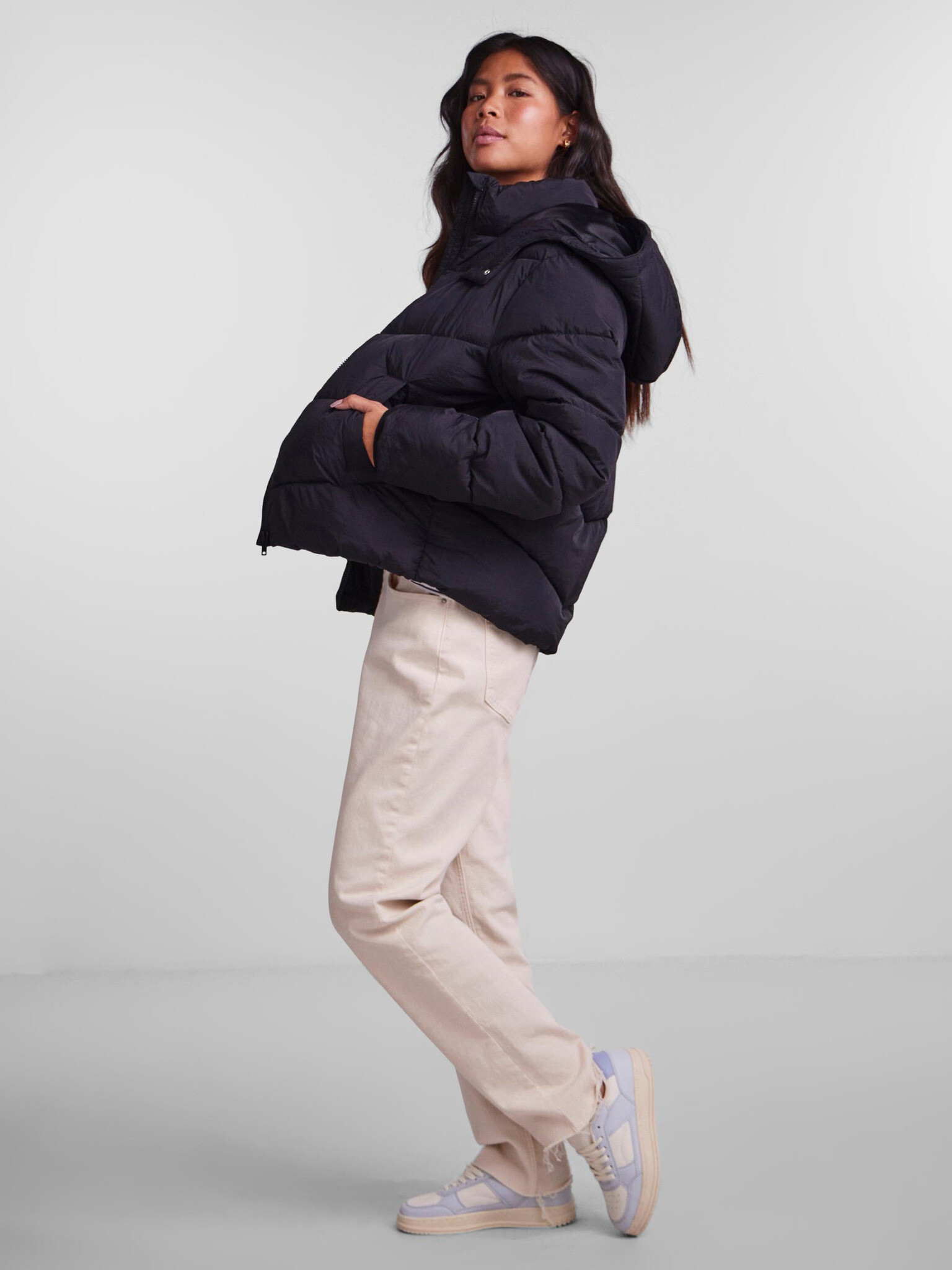 Pieces Jamilla Winter jacket Cheren - Pepit.bg