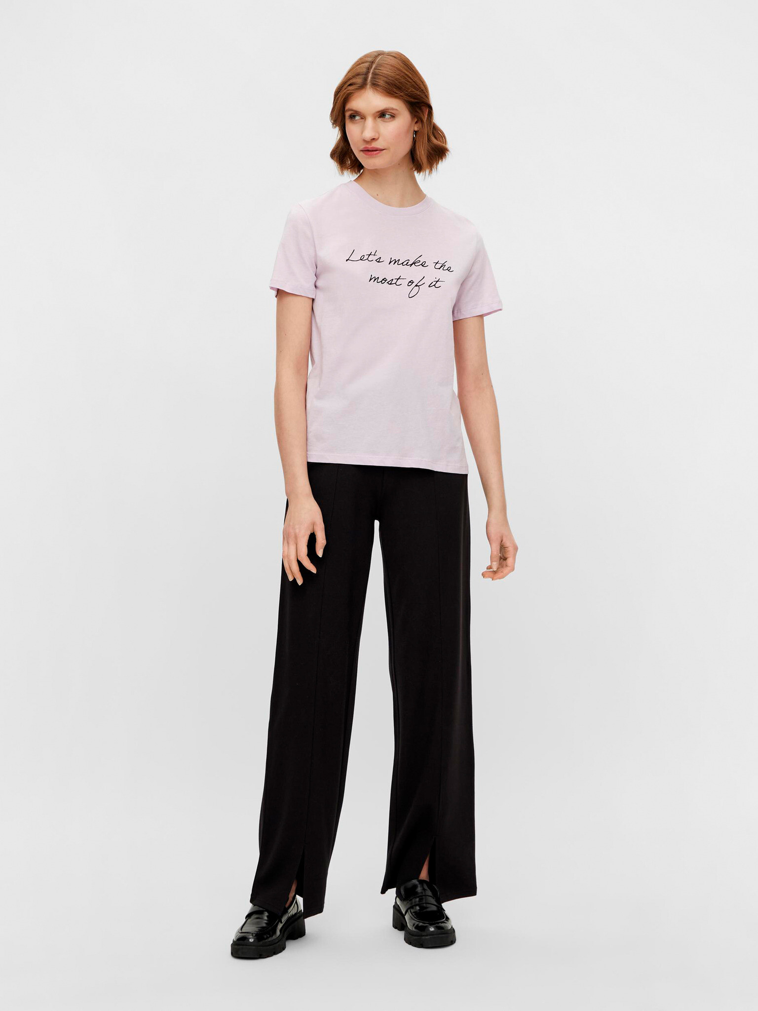 Pieces Sissi T-shirt Lilav - Pepit.bg
