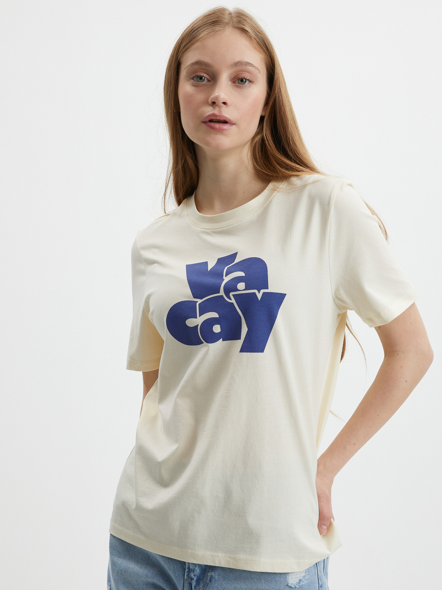 Pieces Tamaris T-shirt Byal - Pepit.bg