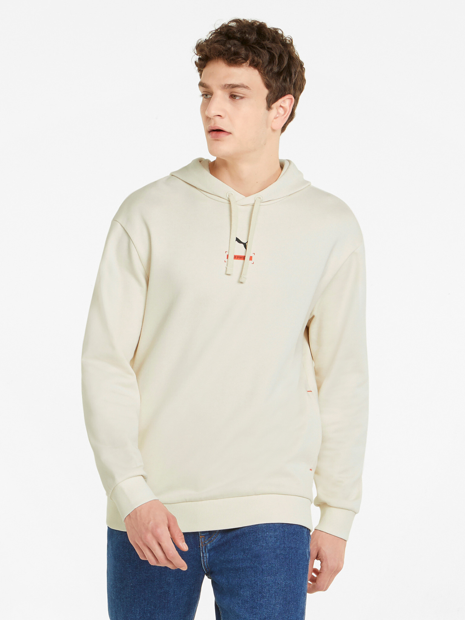 Puma Better Hoodie Sweatshirt Byal - Pepit.bg