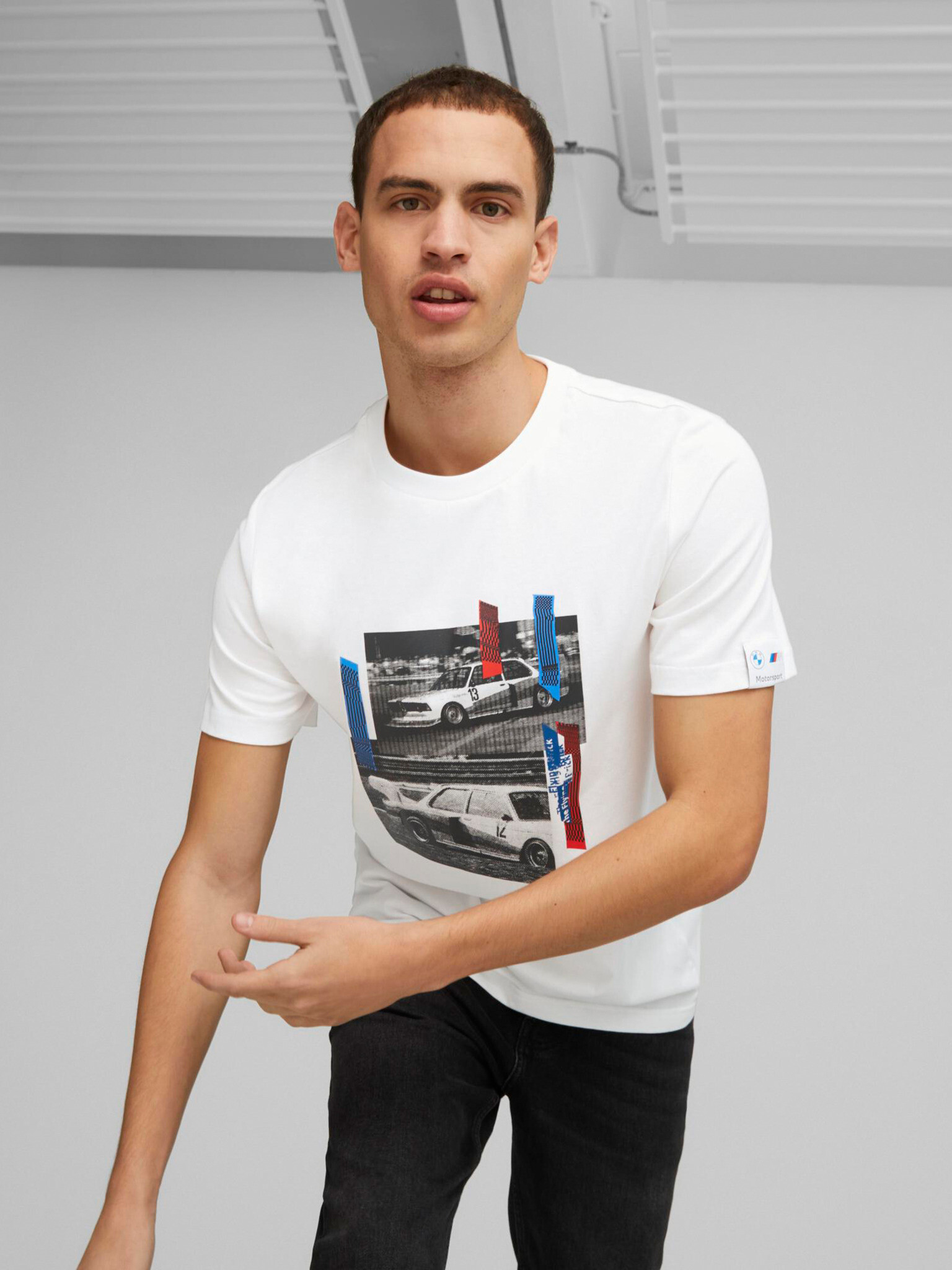 Puma BMW MMS T-shirt Byal - Pepit.bg