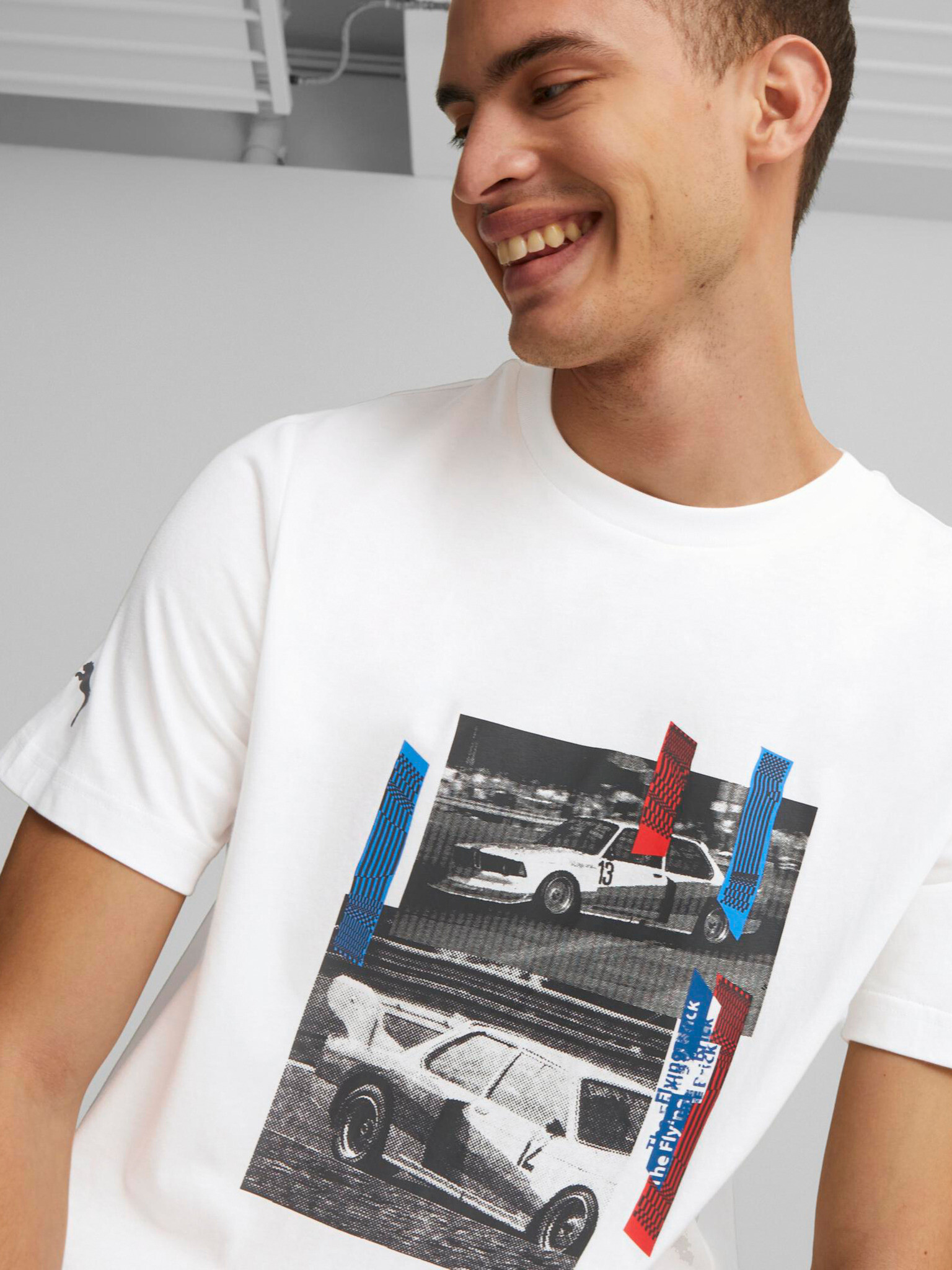 Puma BMW MMS T-shirt Byal - Pepit.bg