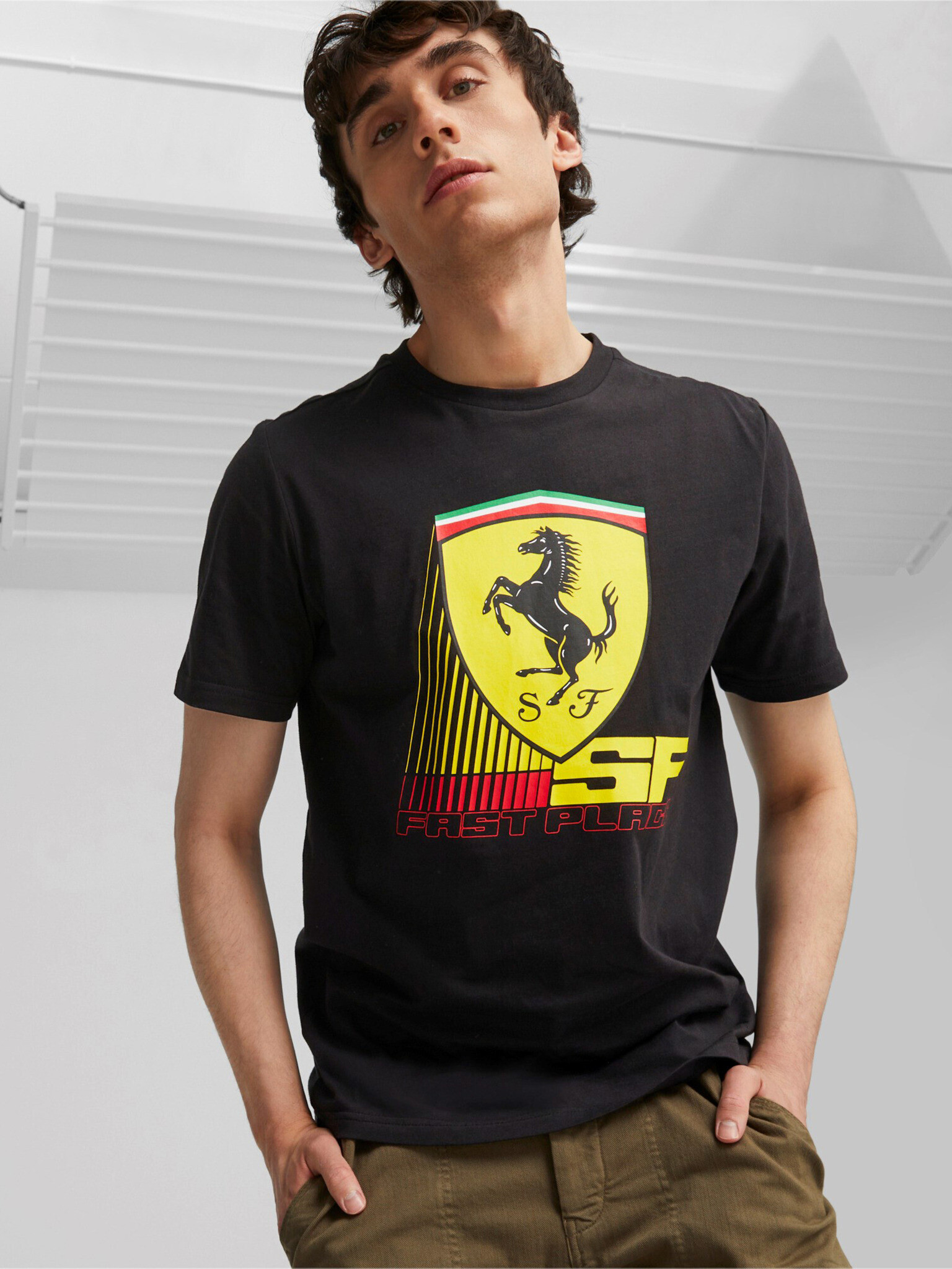 Puma Ferrari Race T-shirt Cheren - Pepit.bg