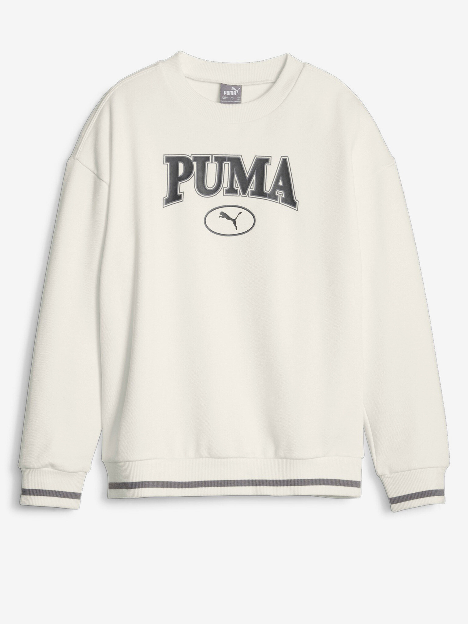 Puma Squad Crew Суитшърт детски Byal - Pepit.bg