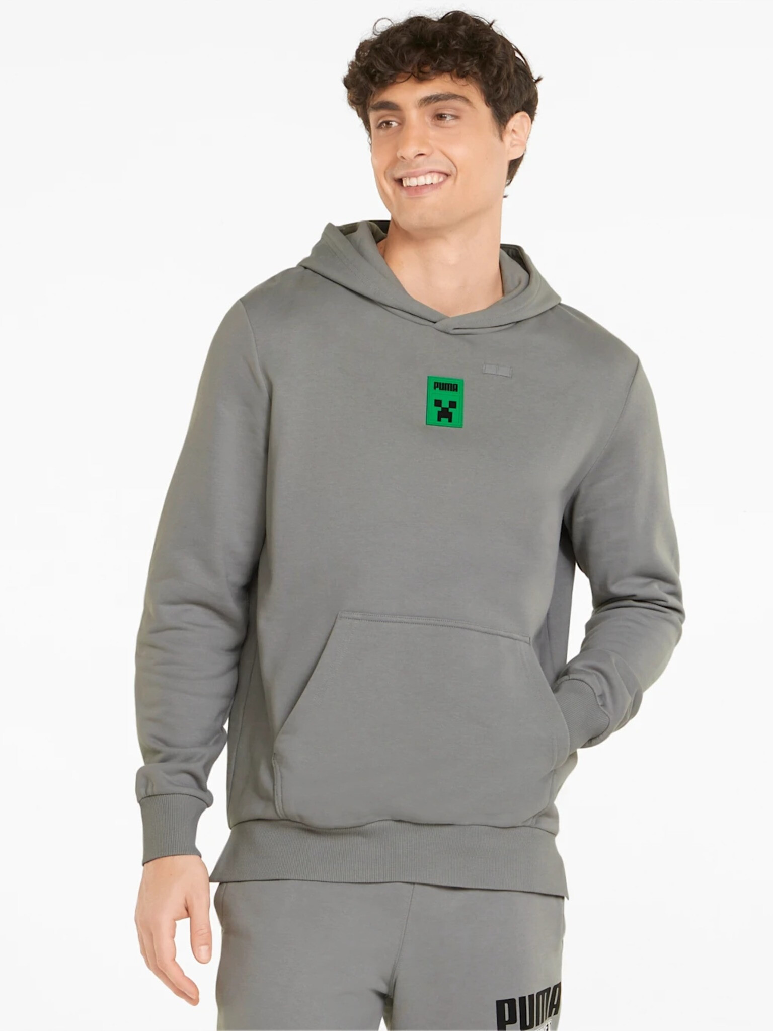 Puma x Minecraft Sweatshirt Siv - Pepit.bg