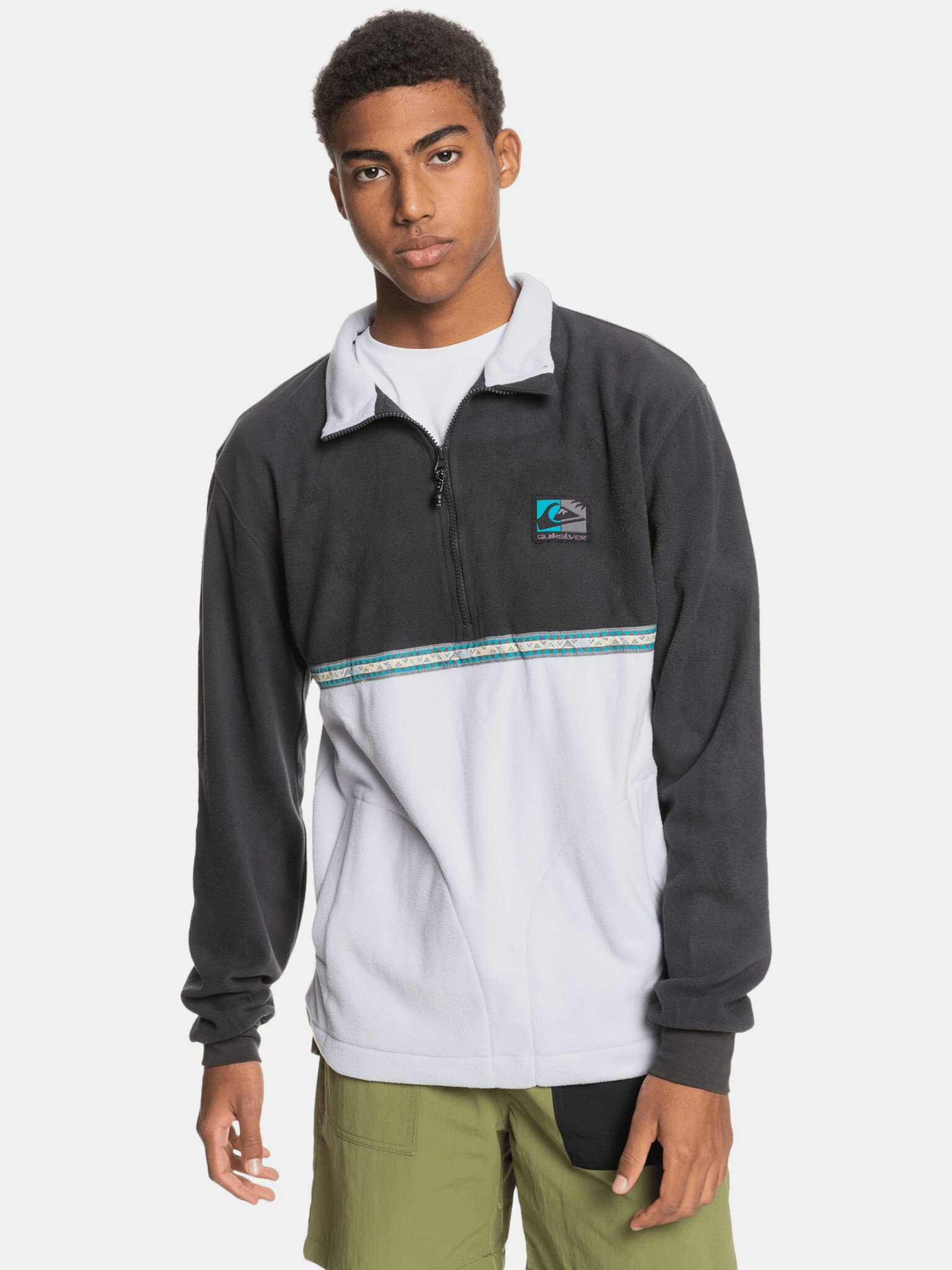 Quiksilver Sweatshirt Byal - Pepit.bg