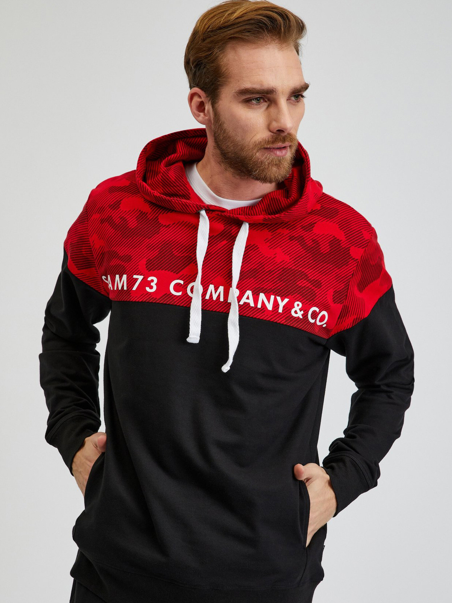 Sam 73 Akvamarin Sweatshirt Cheren - Pepit.bg