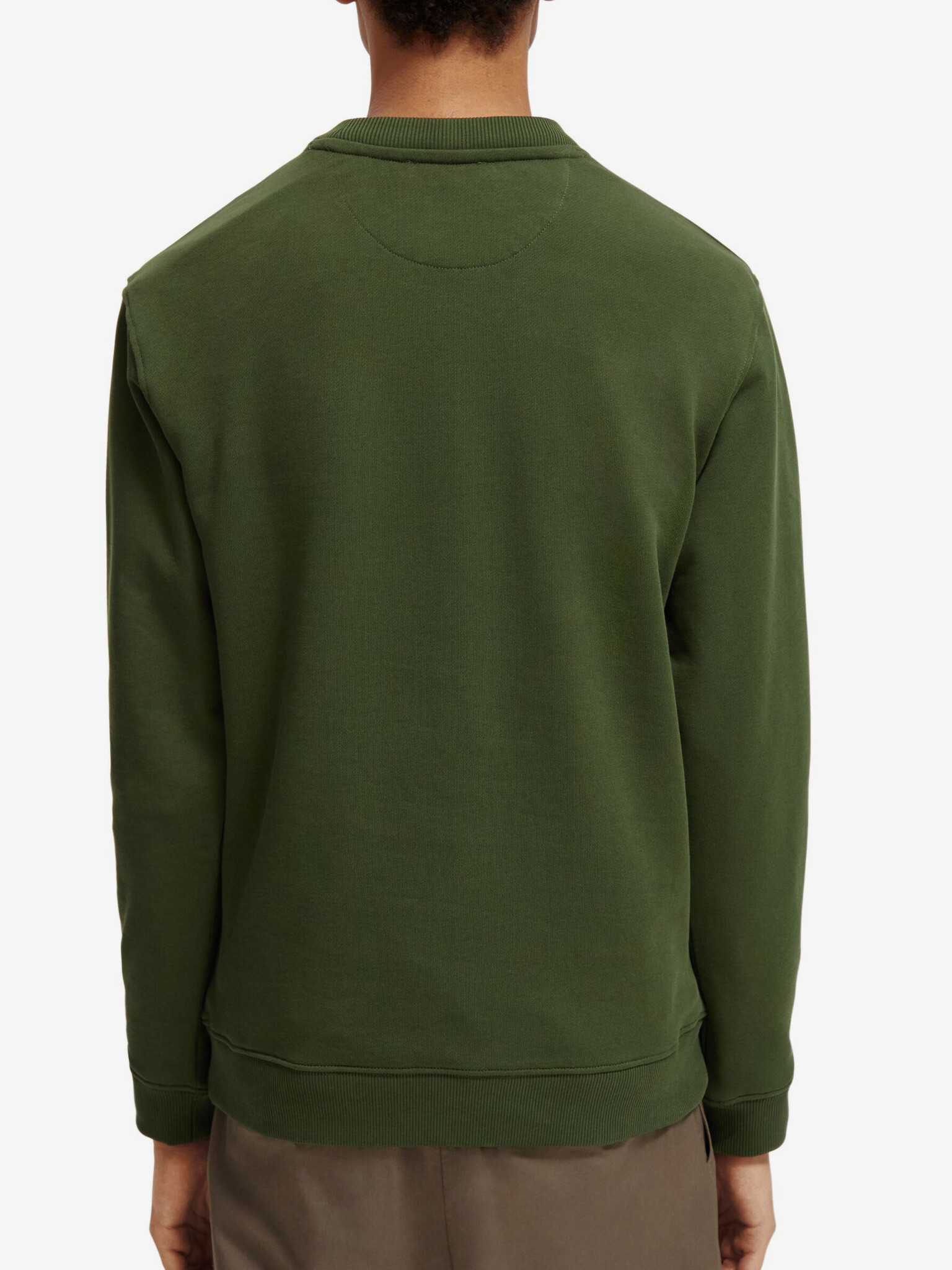 Scotch & Soda Essentials Sweatshirt Zelen - Pepit.bg