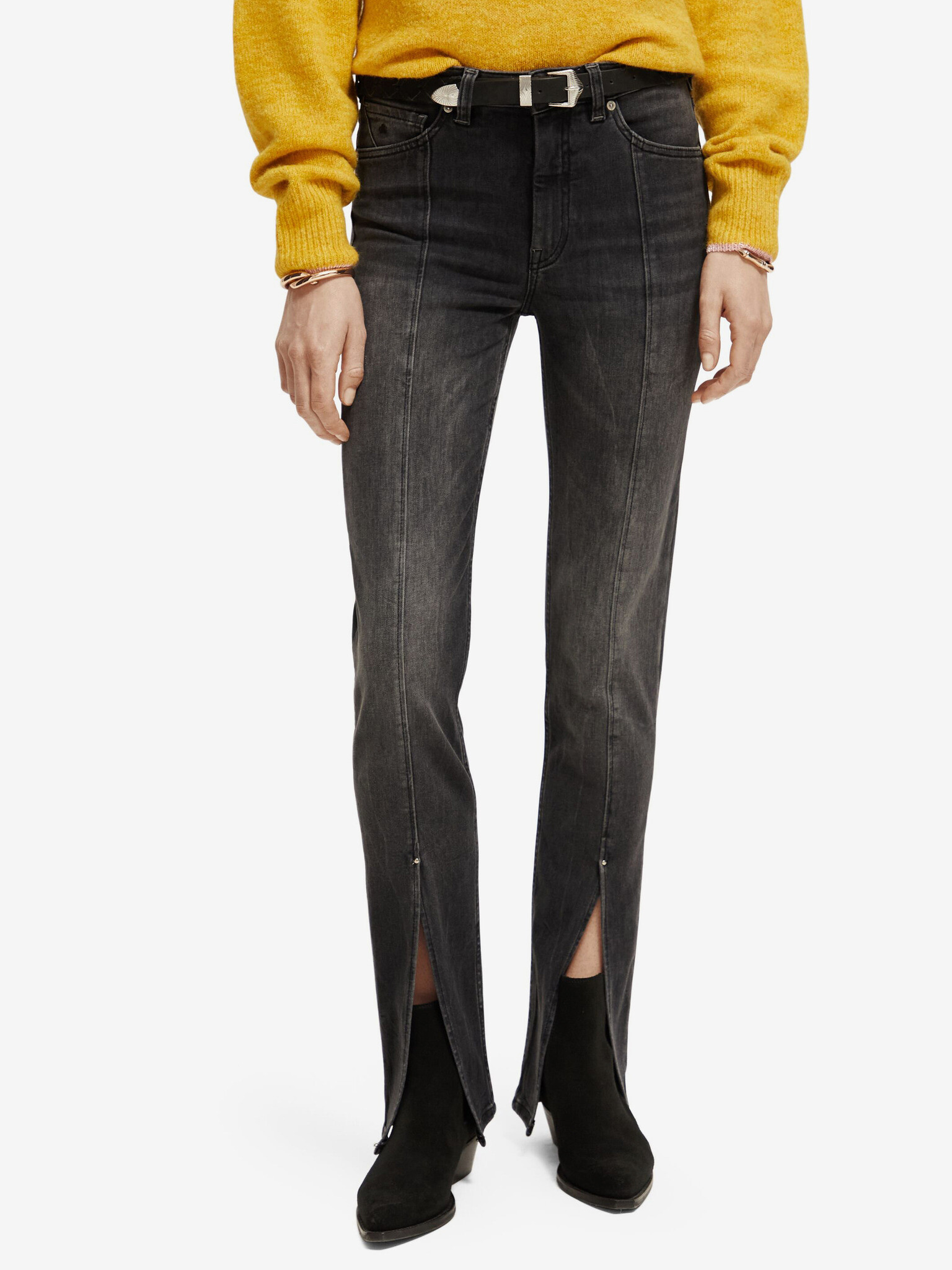 Scotch & Soda Jeans Cheren - Pepit.bg