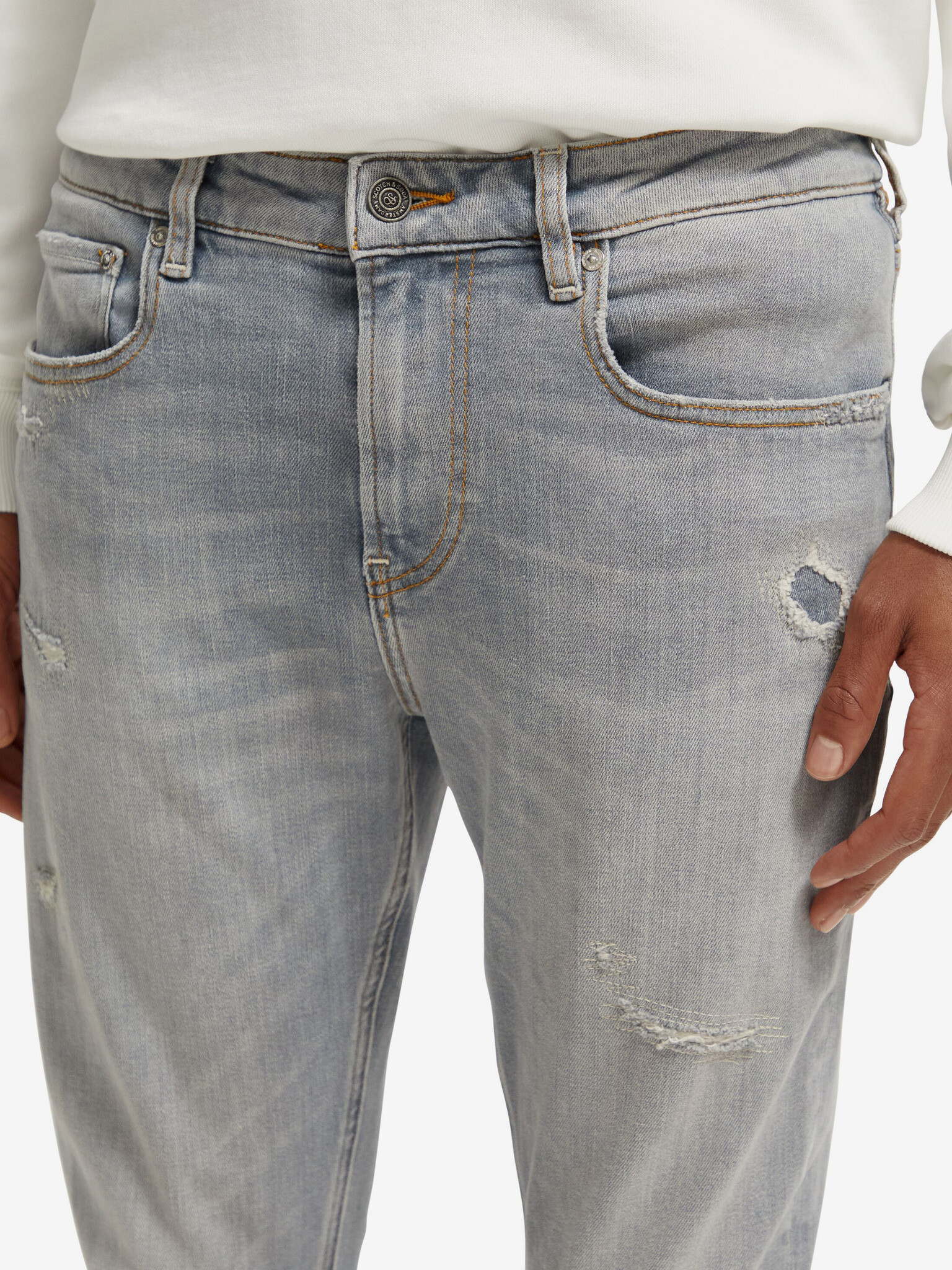 Scotch & Soda Jeans Siv - Pepit.bg