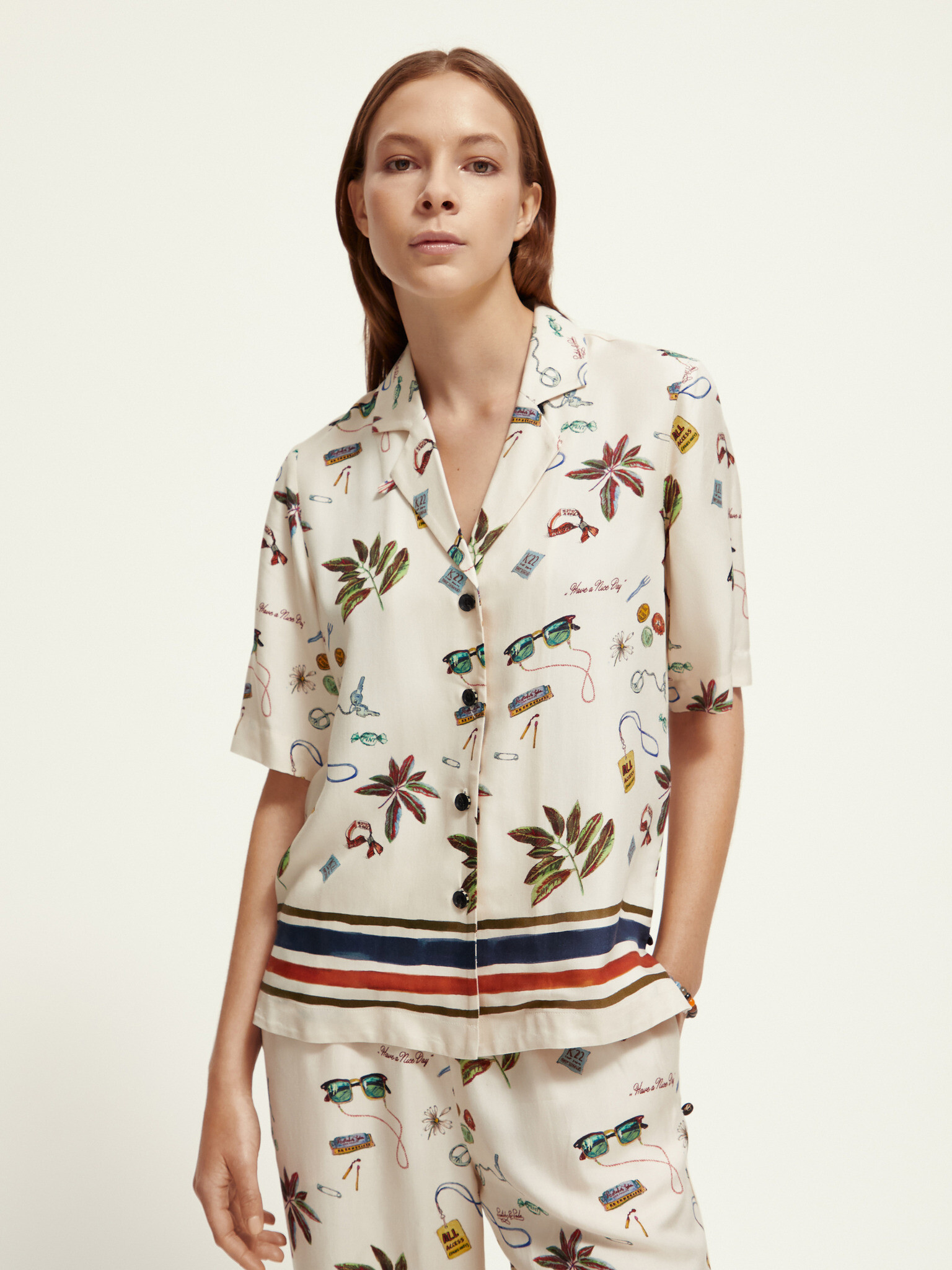 Scotch & Soda Риза Byal - Pepit.bg