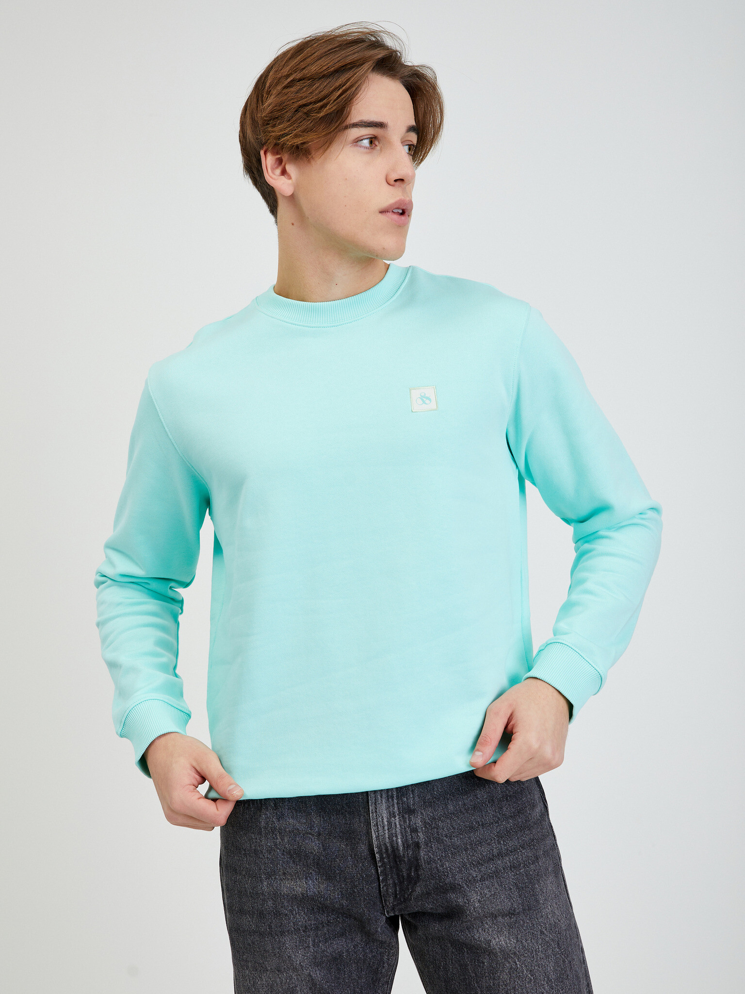 Scotch & Soda Sweatshirt Zelen - Pepit.bg