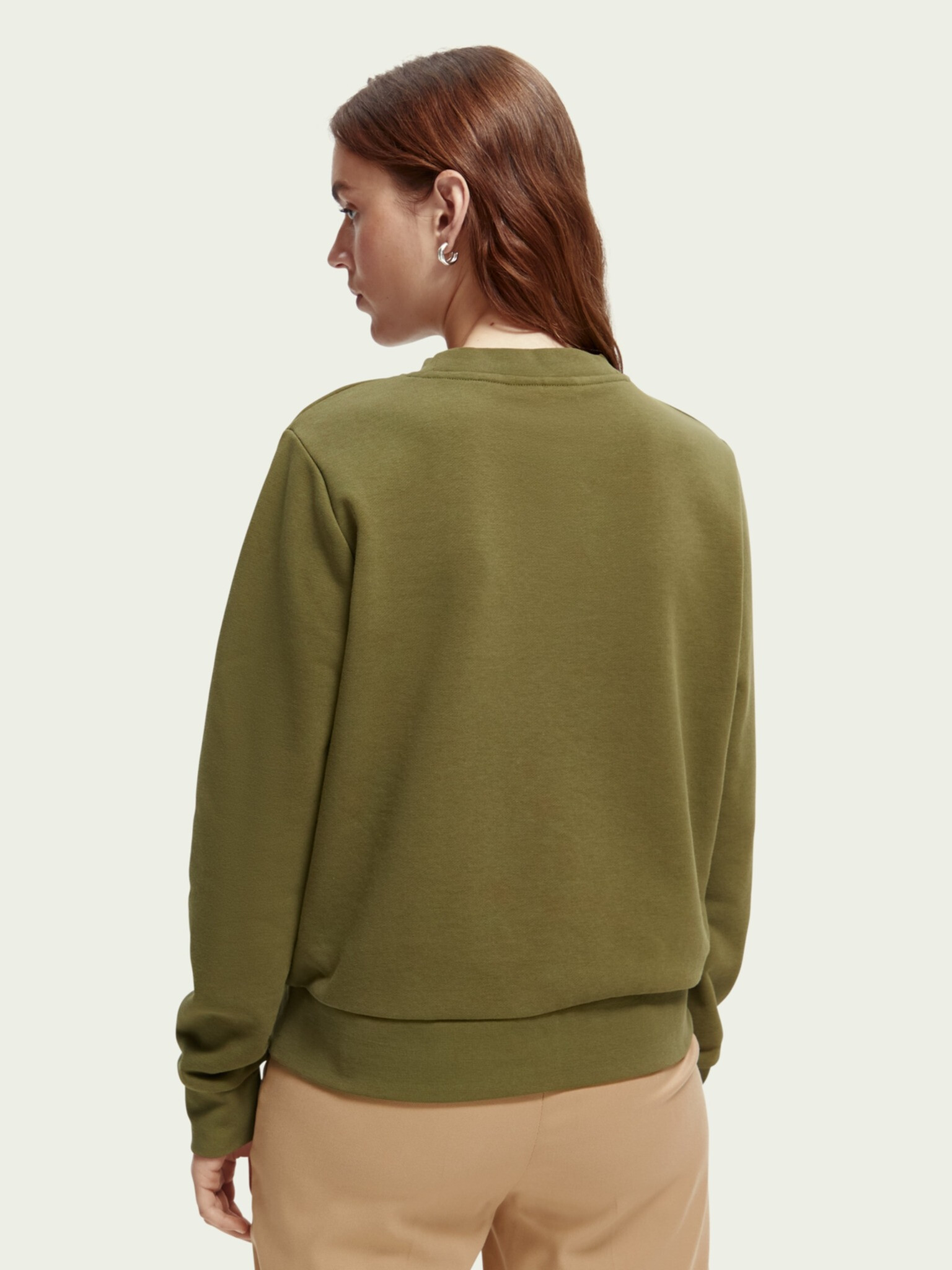 Scotch & Soda Sweatshirt Zelen - Pepit.bg