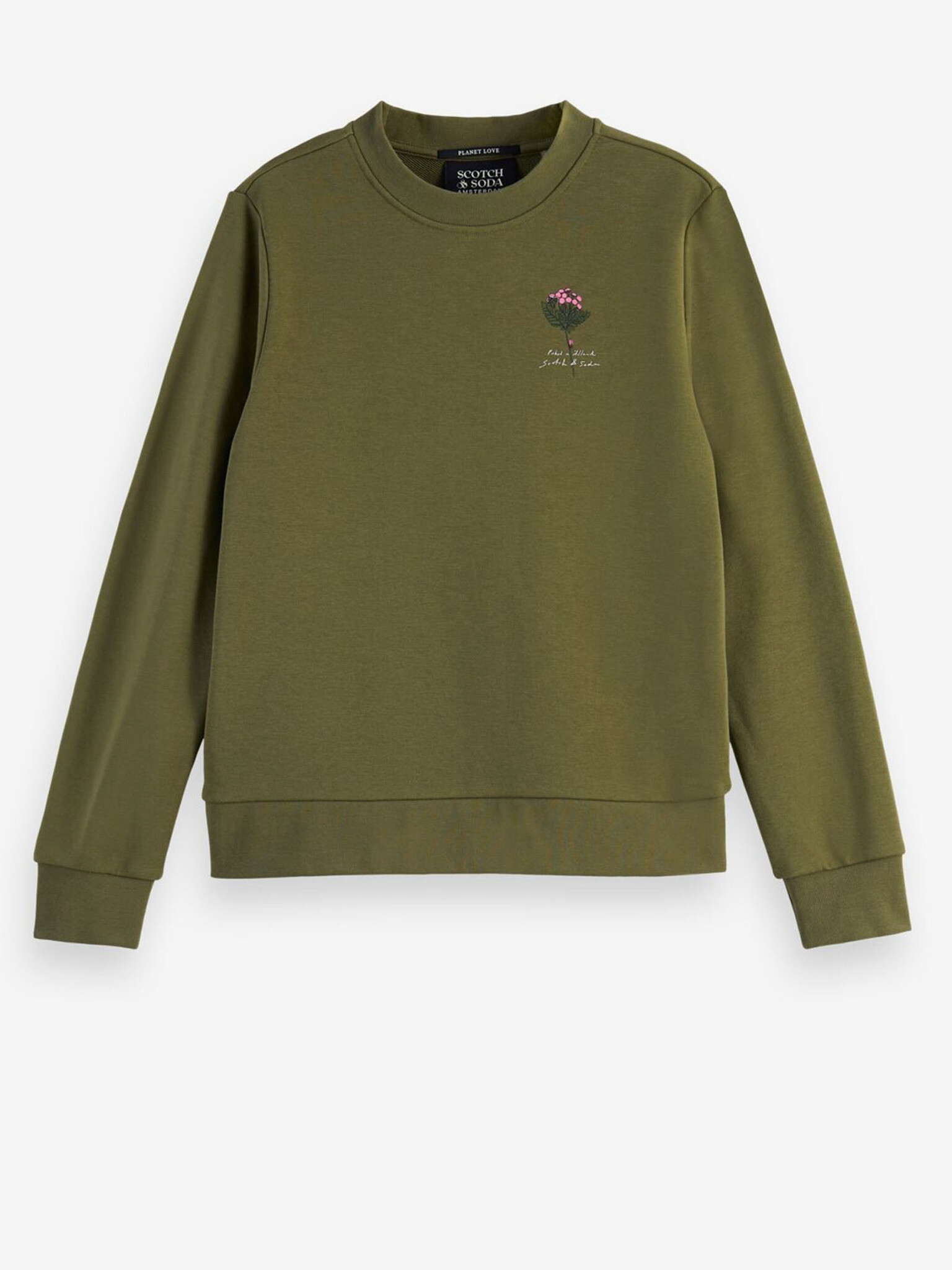 Scotch & Soda Sweatshirt Zelen - Pepit.bg