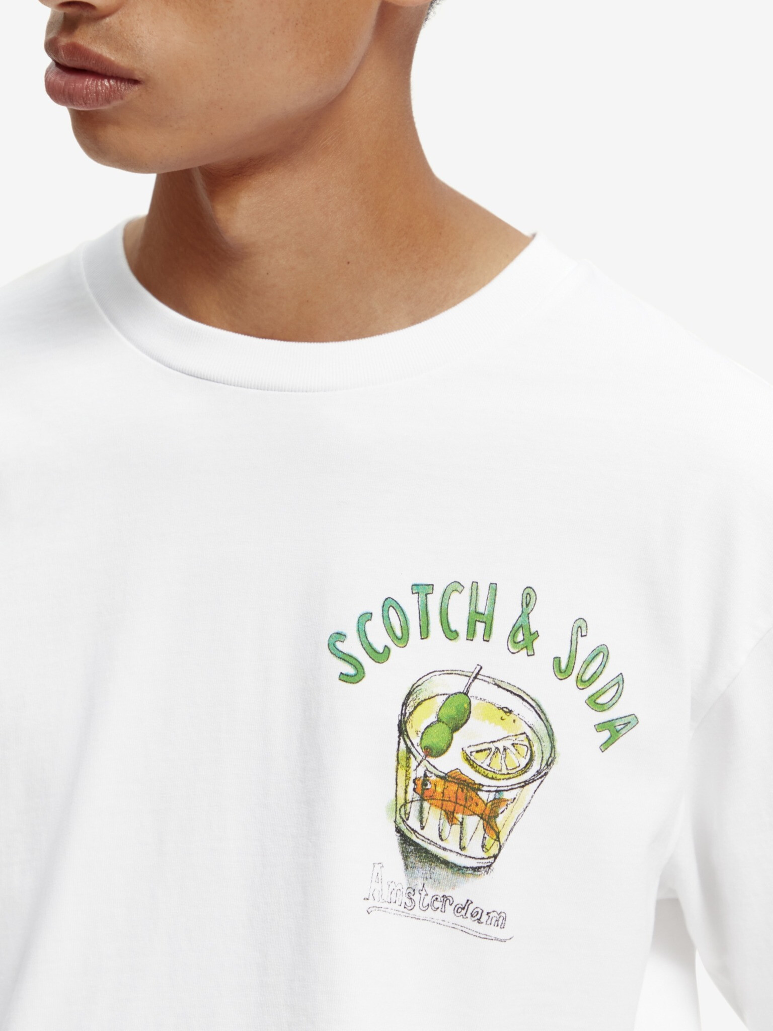 Scotch & Soda T-shirt Byal - Pepit.bg