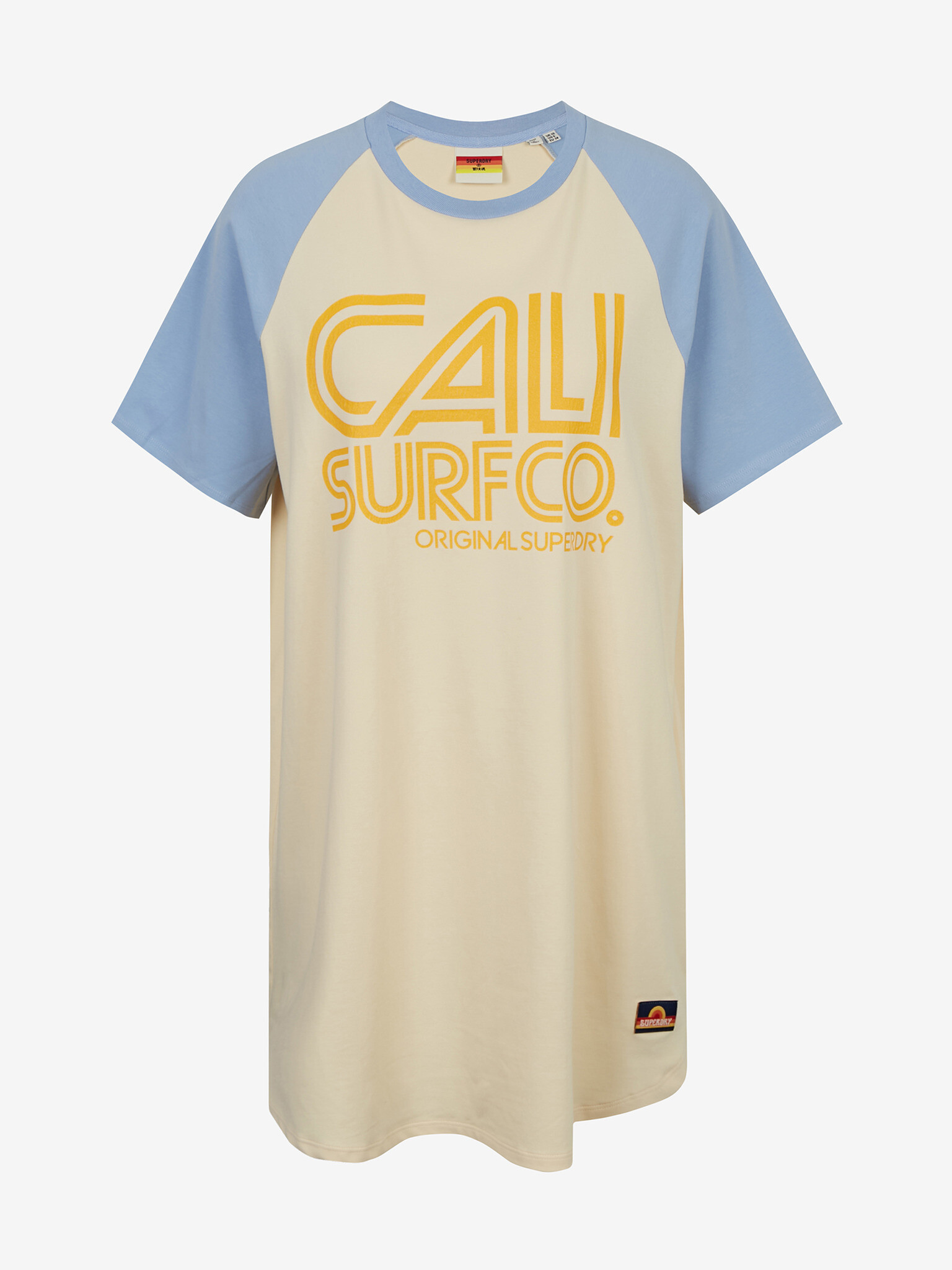 SuperDry Cali Surf Raglan Tshirt Dress Рокля Rozov - Pepit.bg