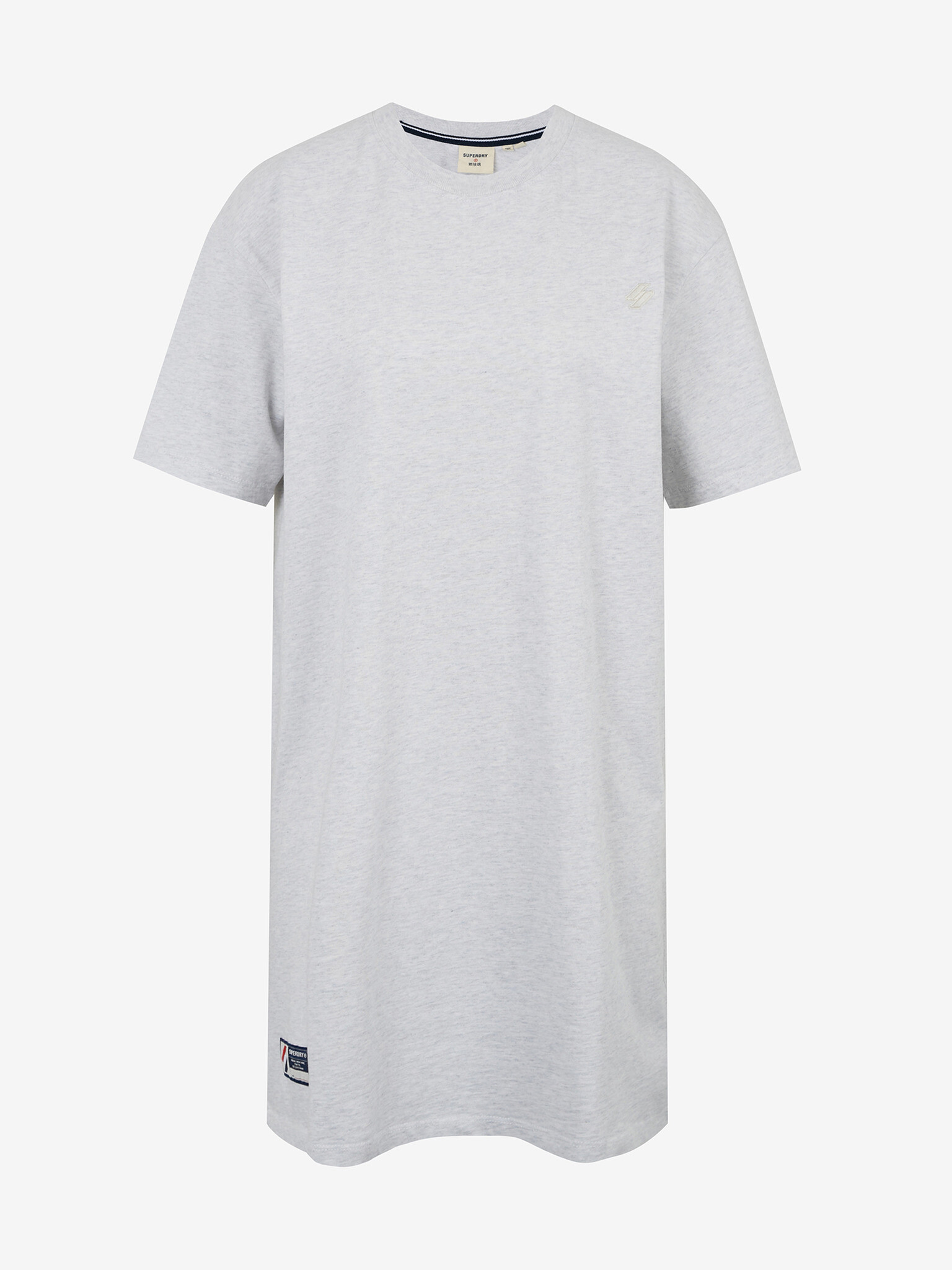 SuperDry Code T-Shirt Dress Рокля Siv - Pepit.bg