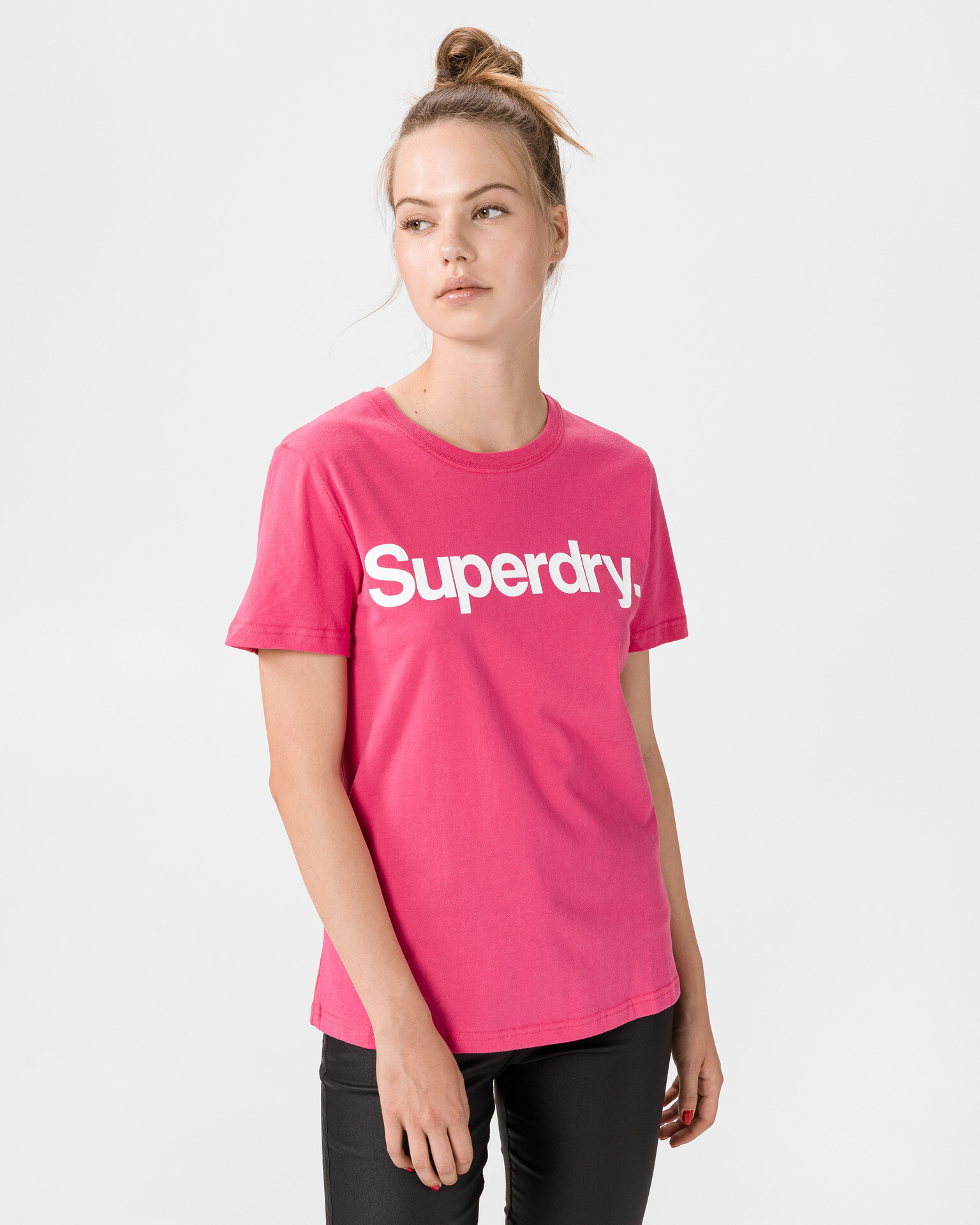 SuperDry Flock Тениска Rozov - Pepit.bg