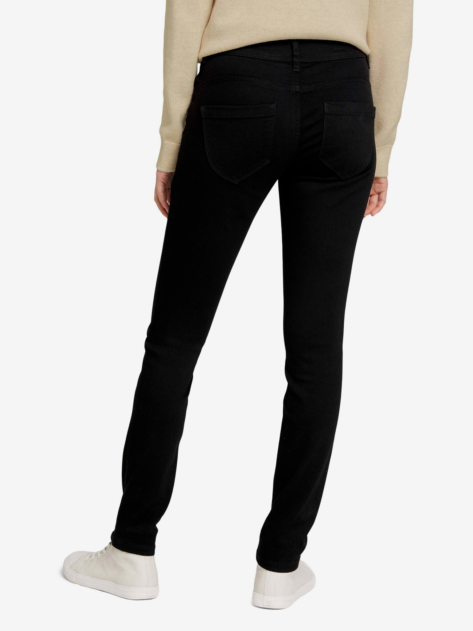 Tom Tailor Alexa Skinny Jeans Cheren - Pepit.bg