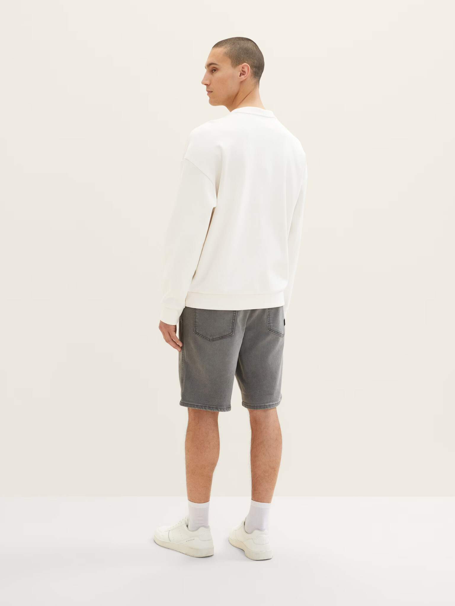 Tom Tailor Denim Къси панталони Siv - Pepit.bg